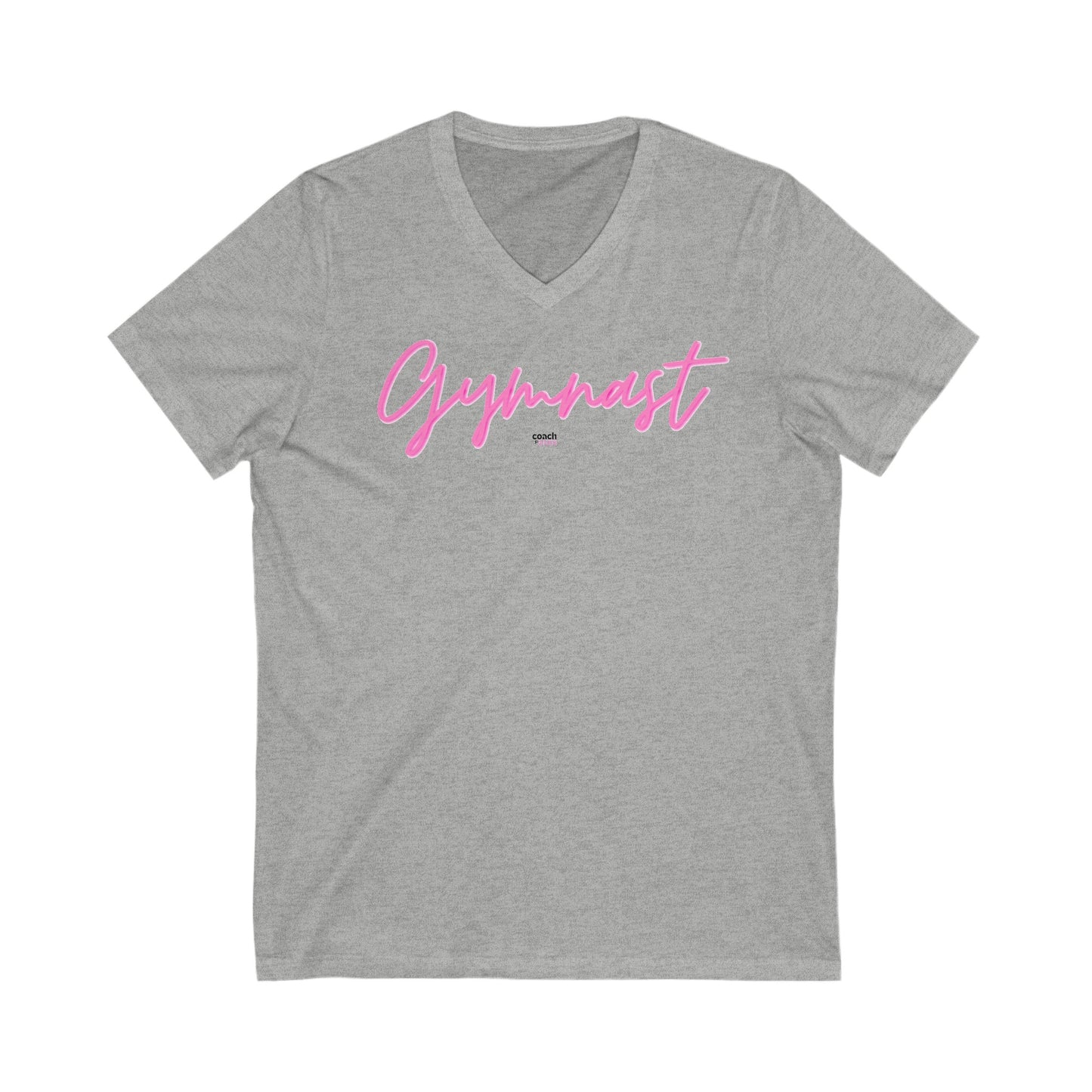 GYMNAST Unisex Jersey Short Sleeve V-Neck Tee