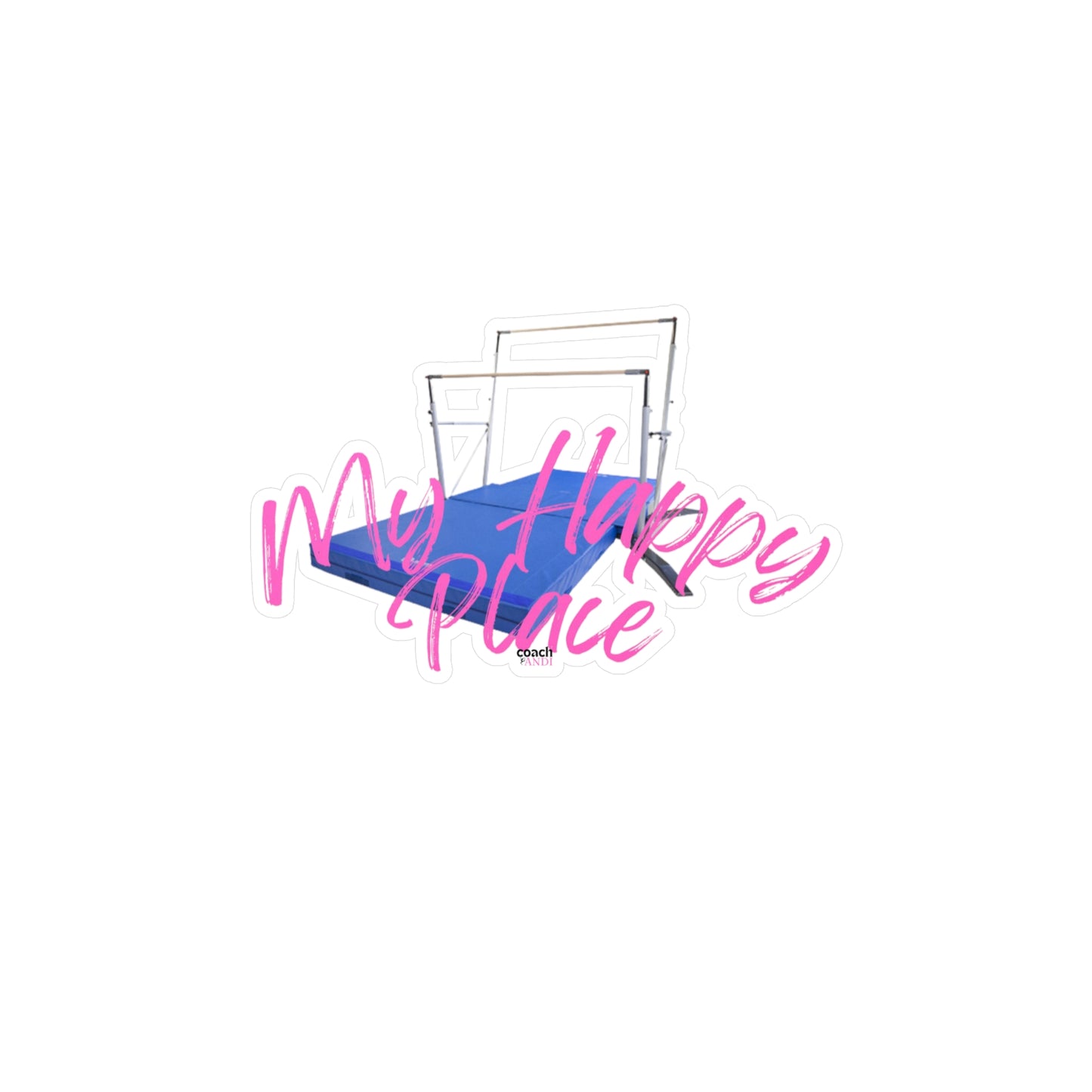 My Happy Place-Bars (Kiss-Cut Vinyl Decals)