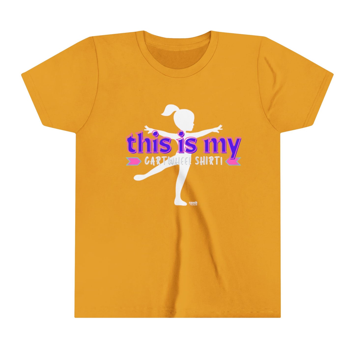 My Cartwheel Shirt-Purple/Pink (Youth Short Sleeve Tee)