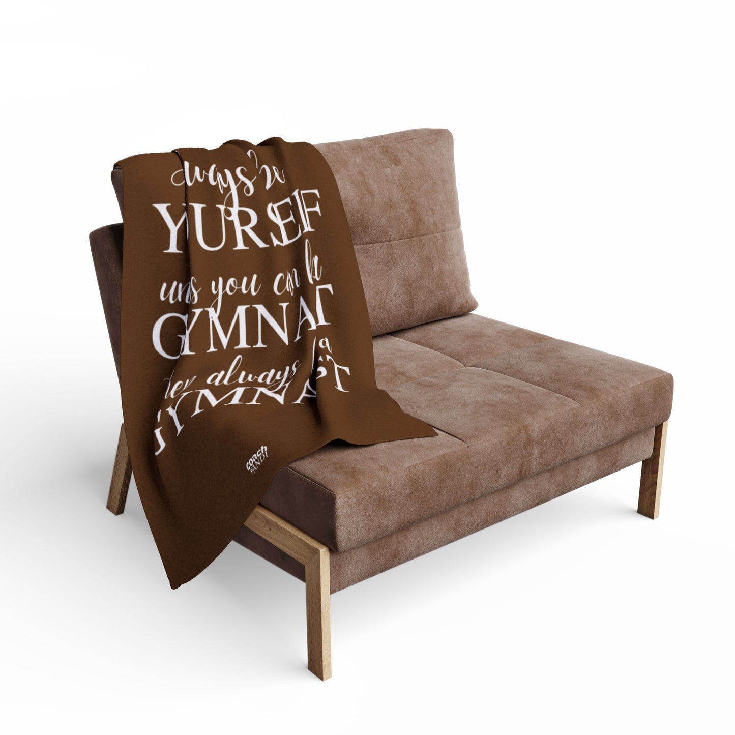 Always Be A Gymnast-Brown (Arctic Fleece Blanket)