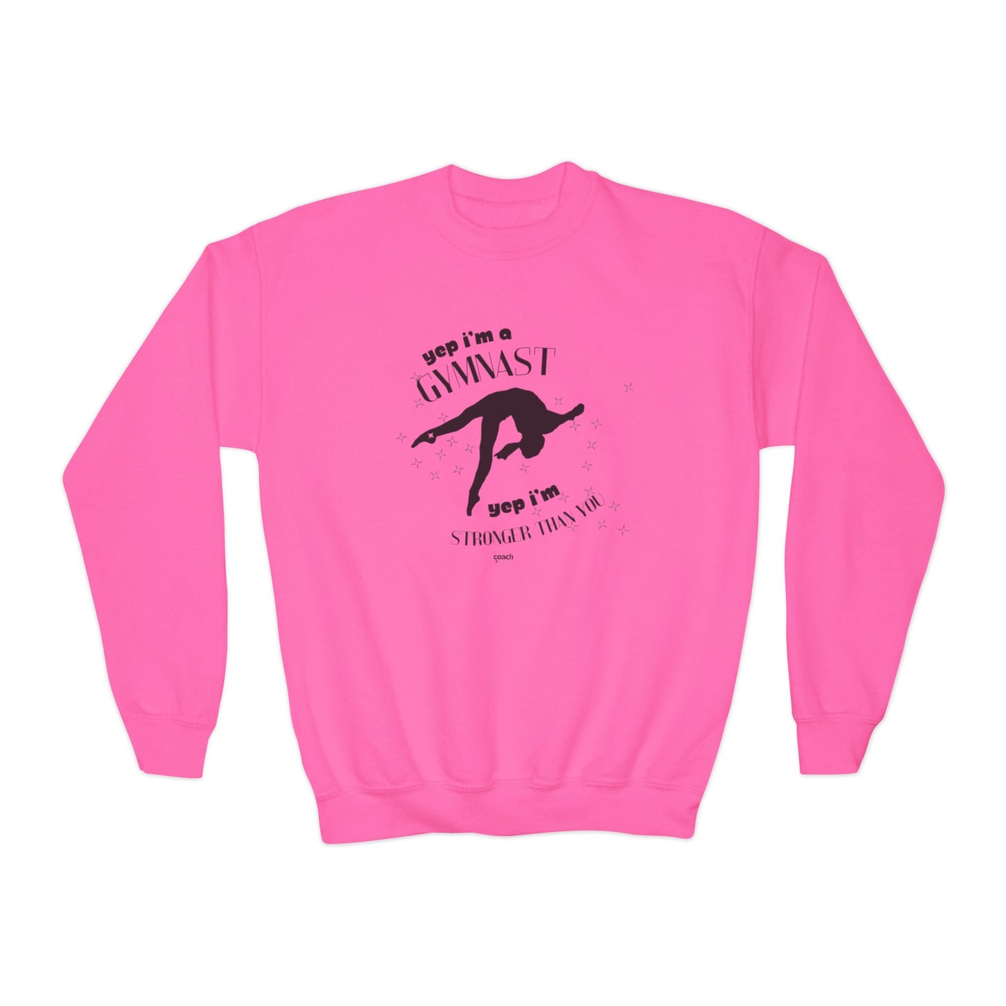 Yep, I'm Stronger Than You (Youth Crewneck Sweatshirt)
