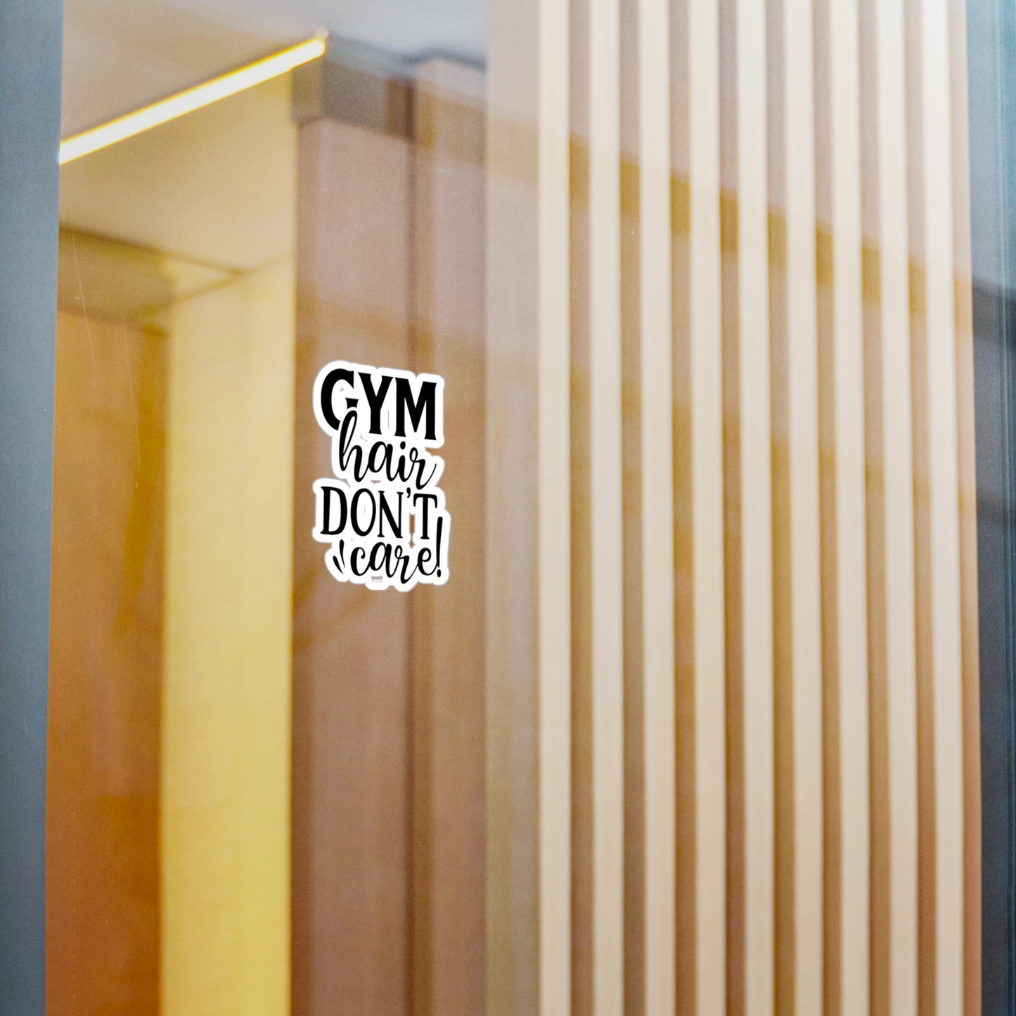 Gym Hair Don't Care (Kiss-Cut Vinyl Decals)