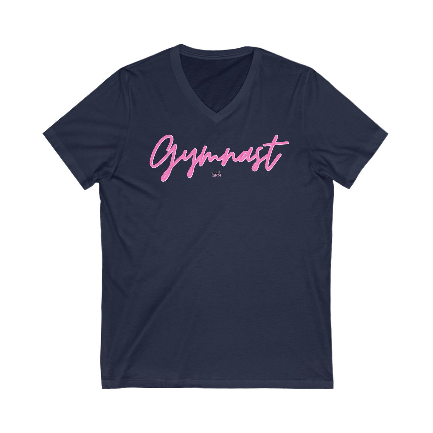 GYMNAST Unisex Jersey Short Sleeve V-Neck Tee