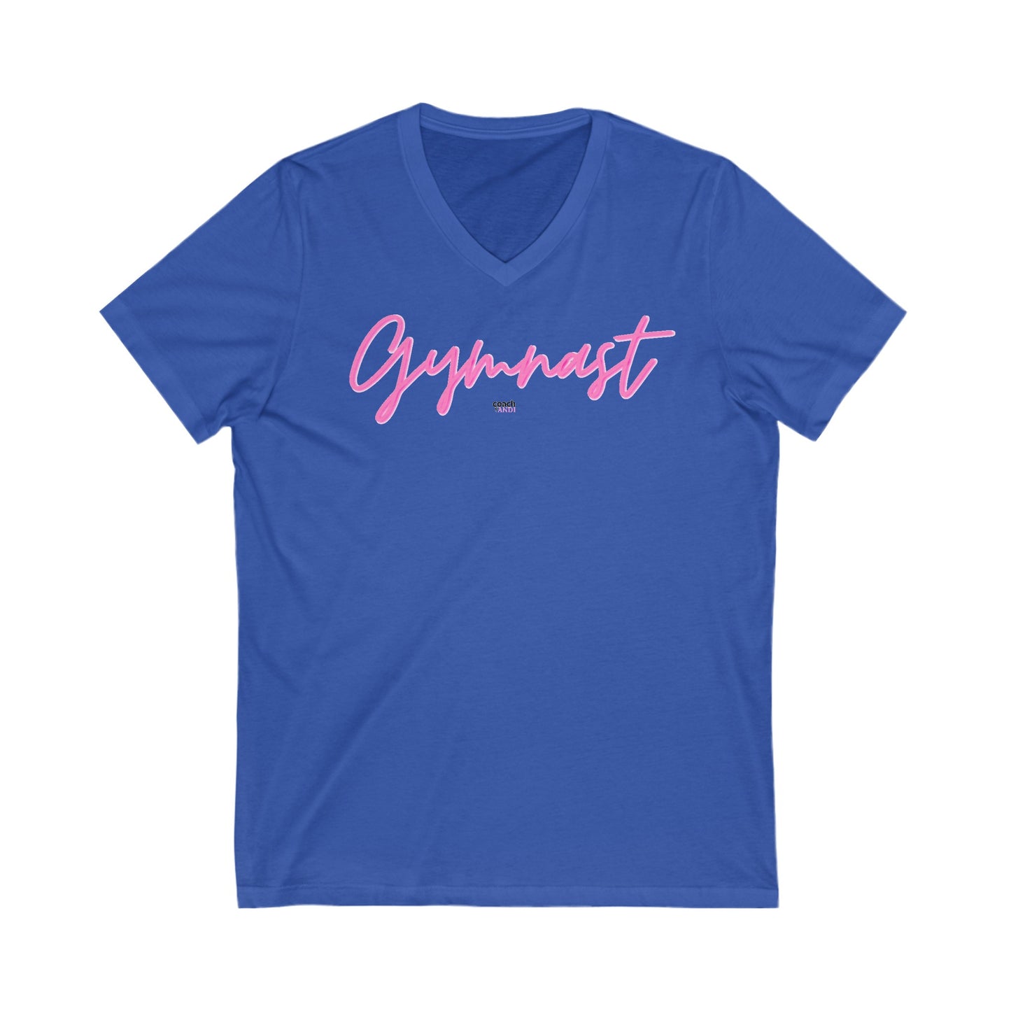 GYMNAST Unisex Jersey Short Sleeve V-Neck Tee