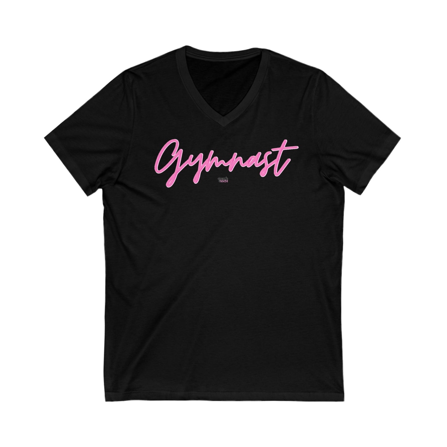 GYMNAST Unisex Jersey Short Sleeve V-Neck Tee