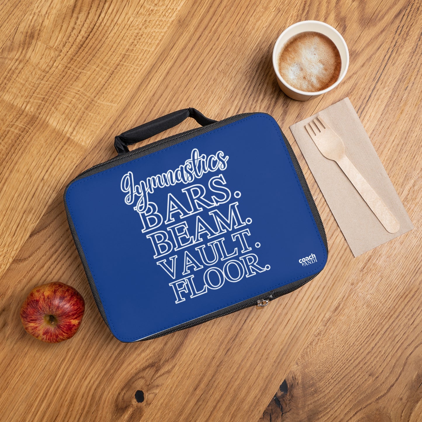 Gymnastics 4 Events- Blue (Lunch Bag)