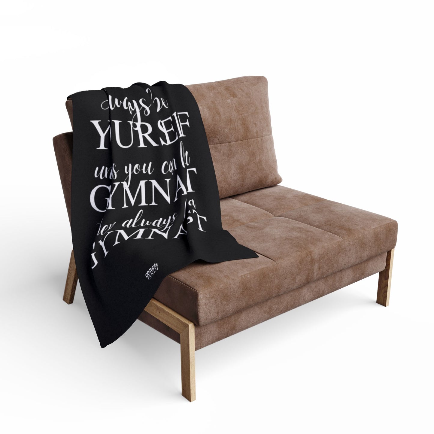Always Be A Gymnast-Black (Arctic Fleece Blanket)