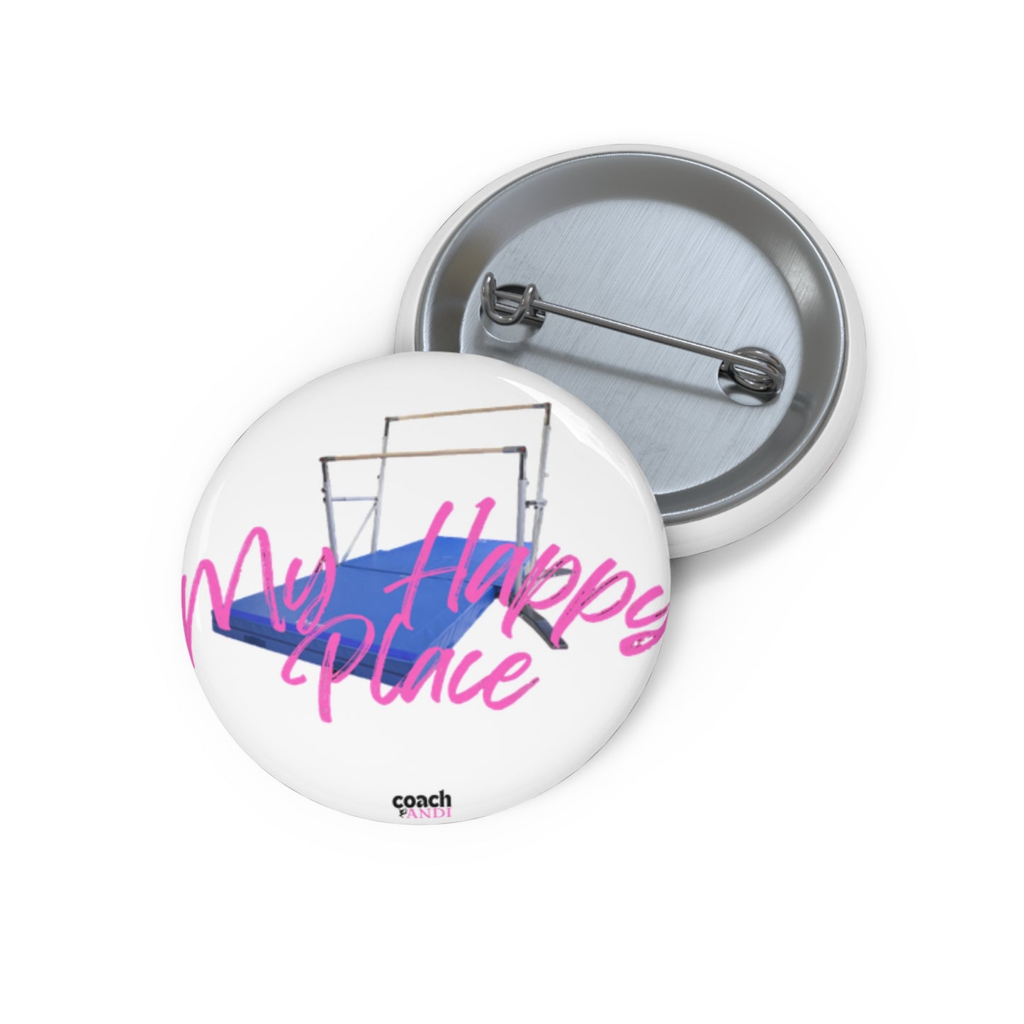 My Happy Place-Bars (Pin Buttons)