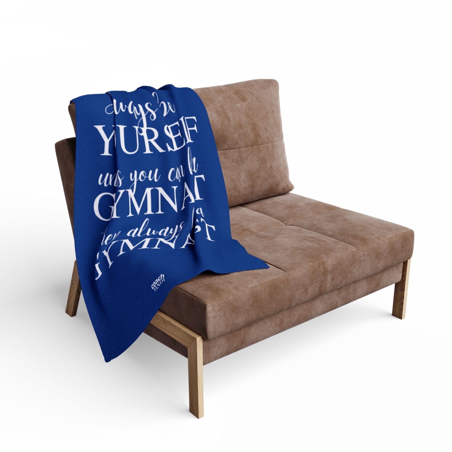 Always Be A Gymnast-Blue (Arctic Fleece Blanket)