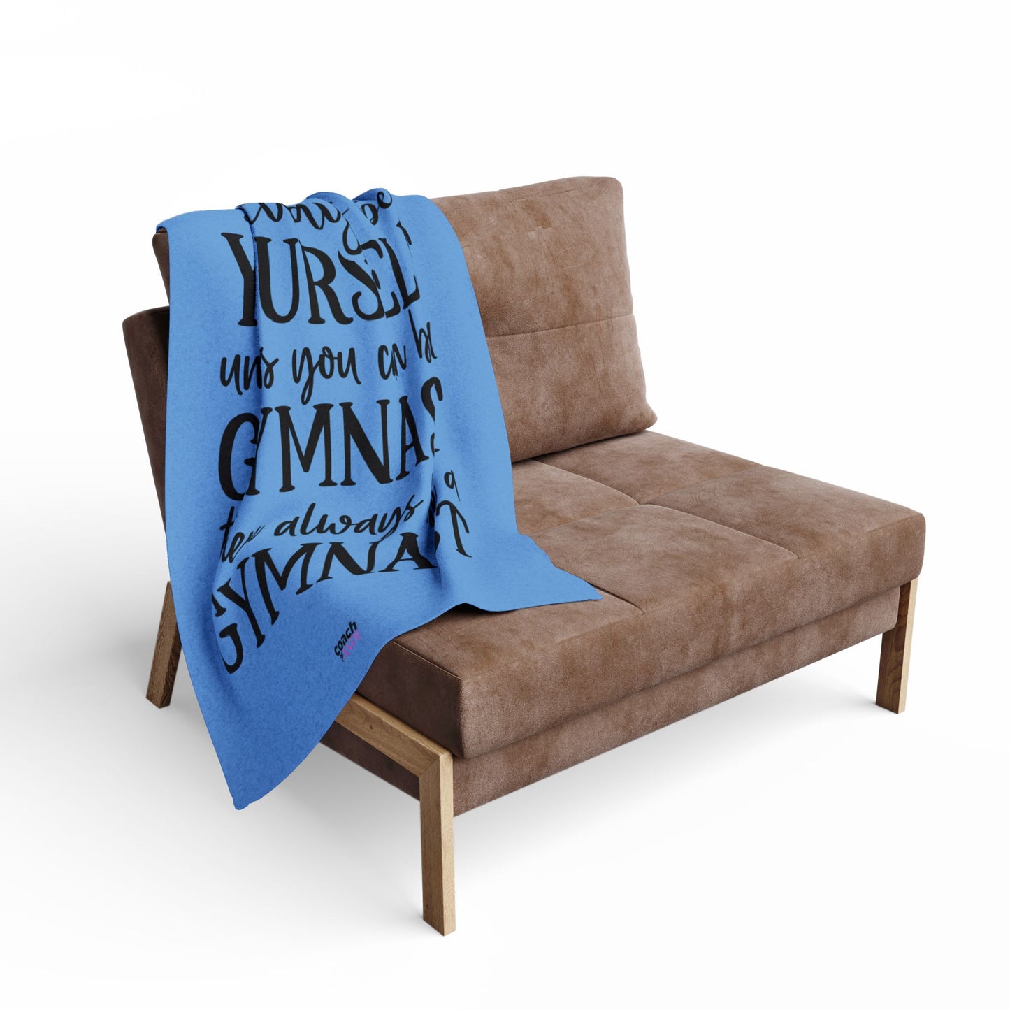 Always Be A Gymnast-Lt Blue (Arctic Fleece Blanket)