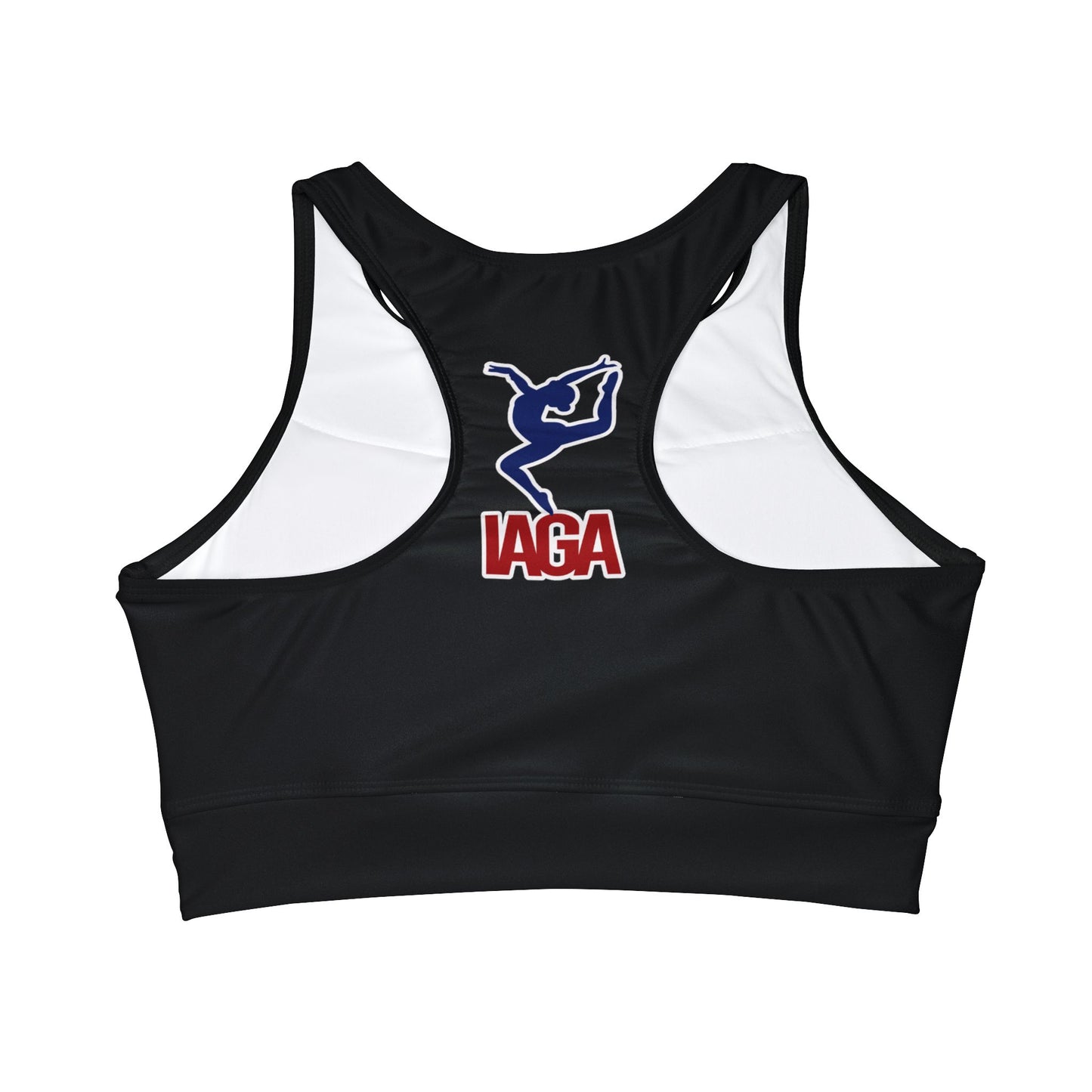 Team IAGA (Adult Size High Neck Crop Bikini Top (AOP)