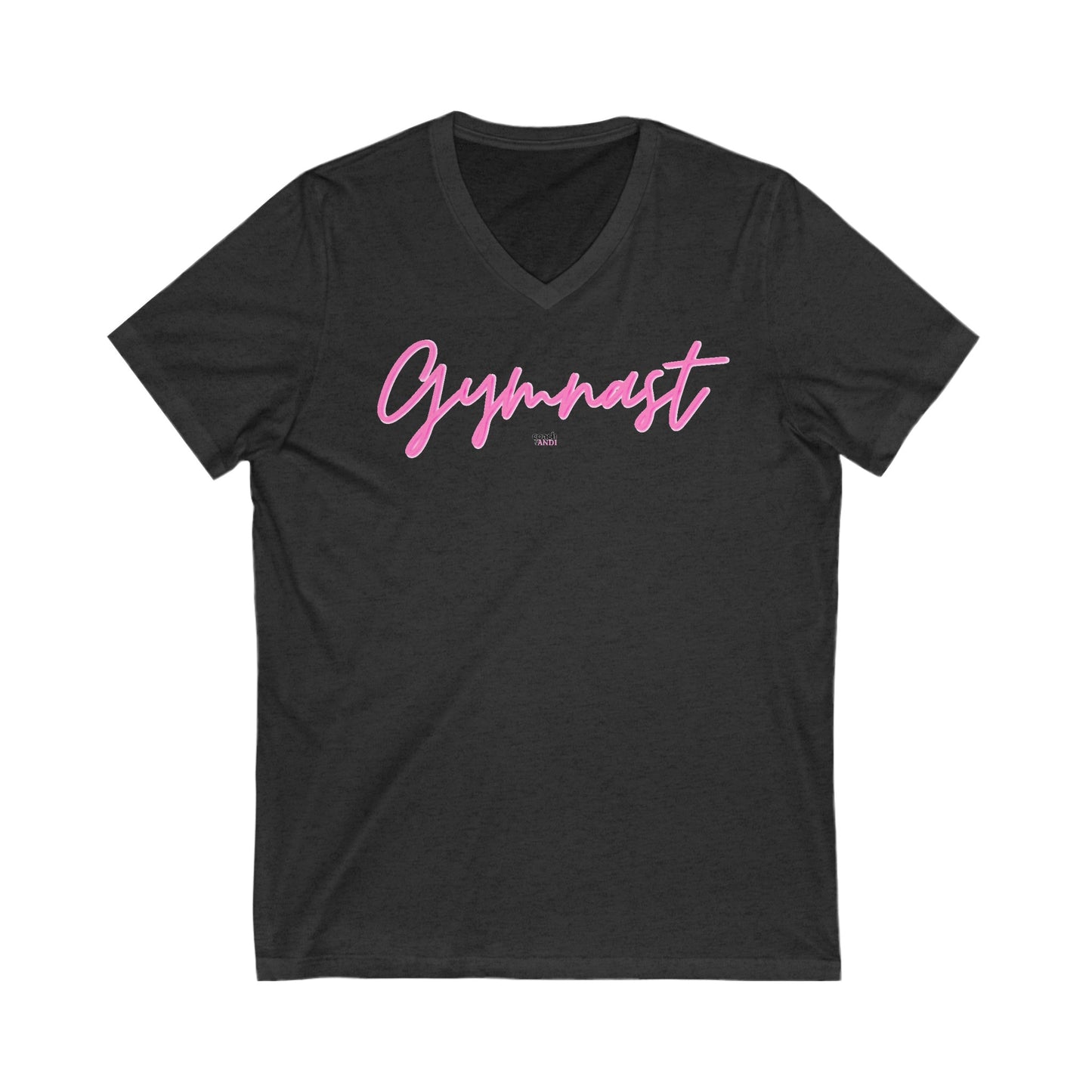 GYMNAST Unisex Jersey Short Sleeve V-Neck Tee