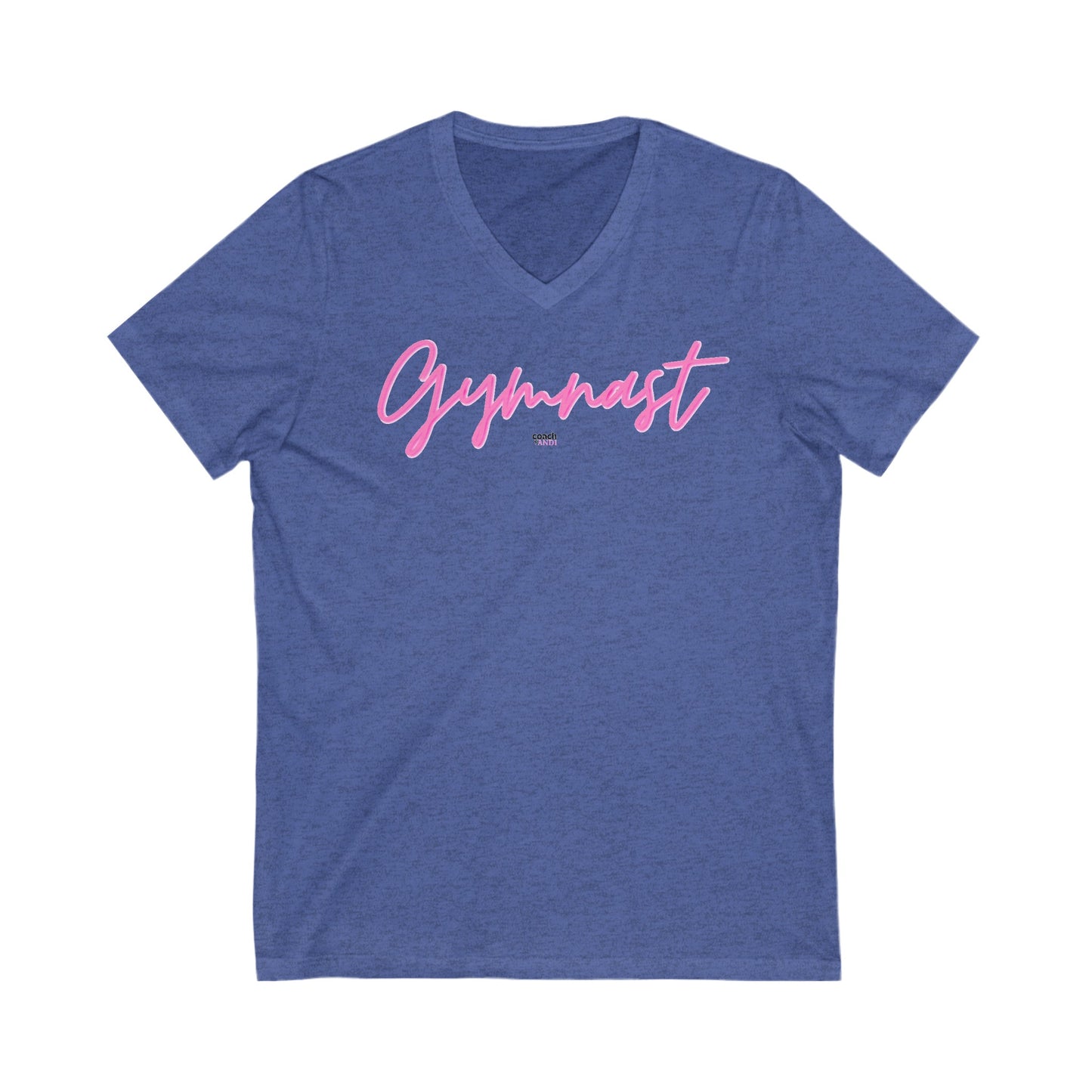 GYMNAST Unisex Jersey Short Sleeve V-Neck Tee