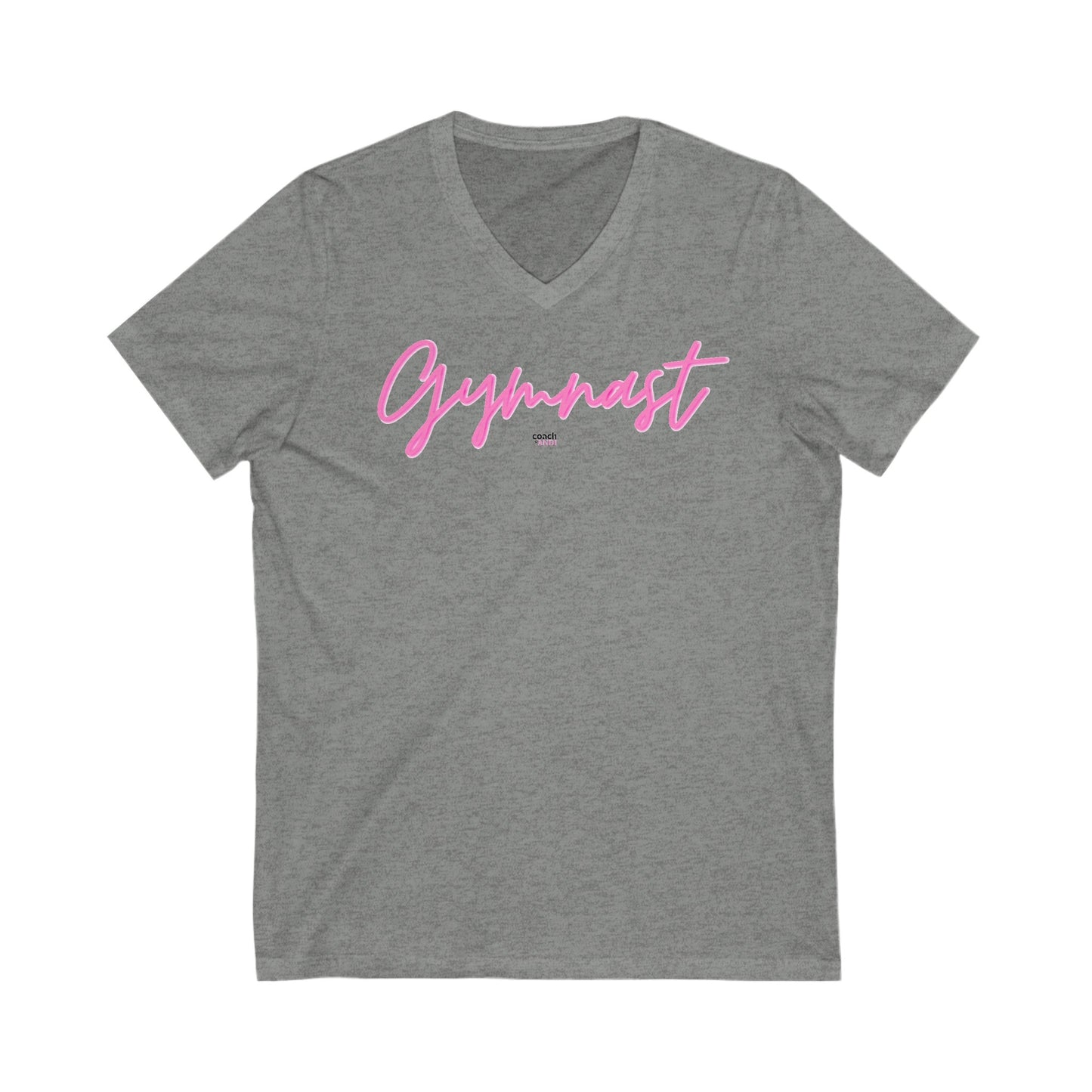GYMNAST Unisex Jersey Short Sleeve V-Neck Tee