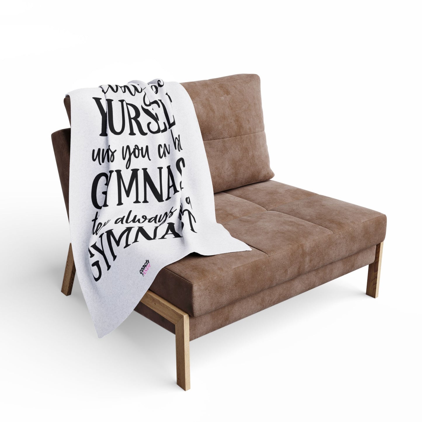 Always Be A Gymnast-White(Arctic Fleece Blanket)