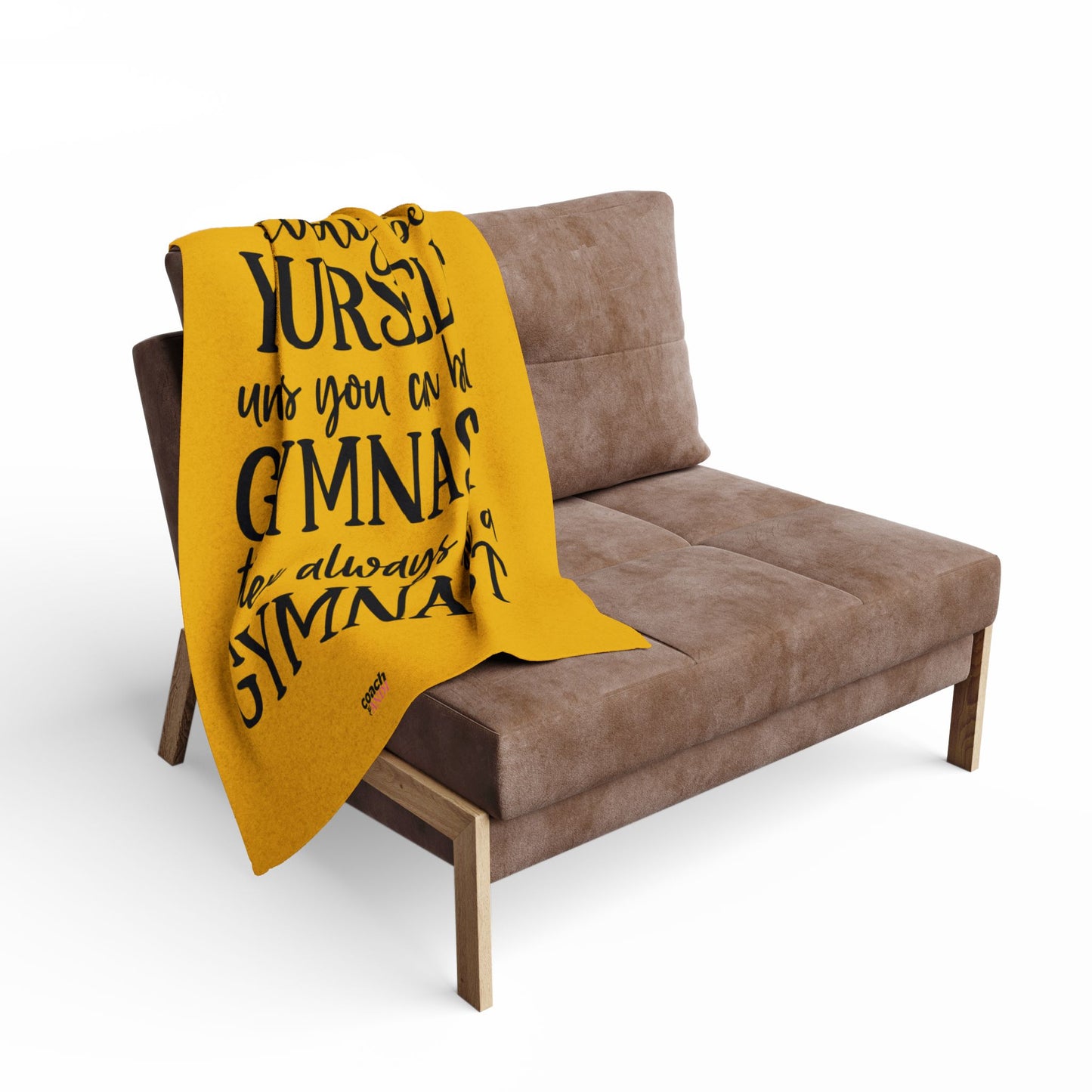 Always Be A Gymnast-Goldenrod (Arctic Fleece Blanket)