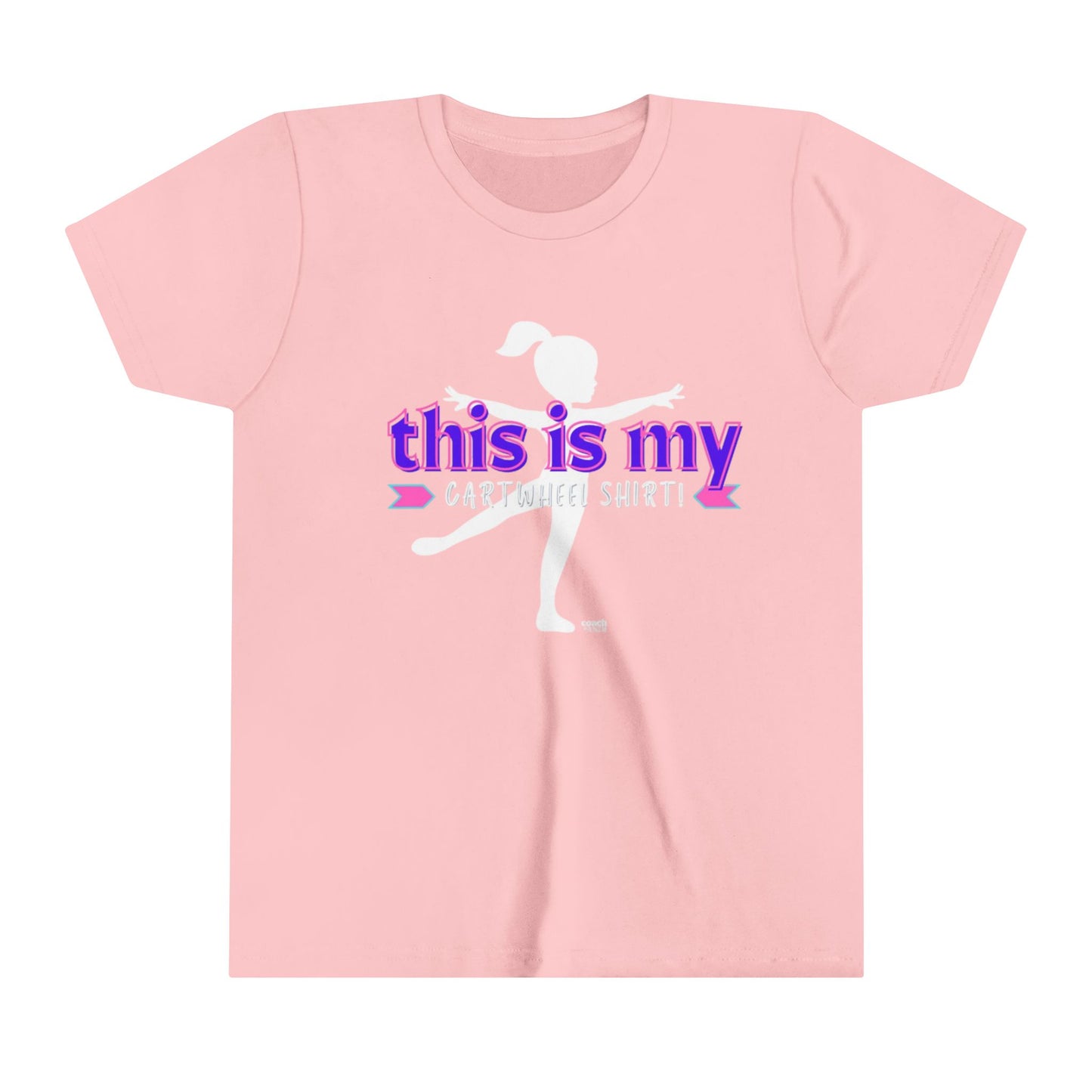 My Cartwheel Shirt-Purple/Pink (Youth Short Sleeve Tee)