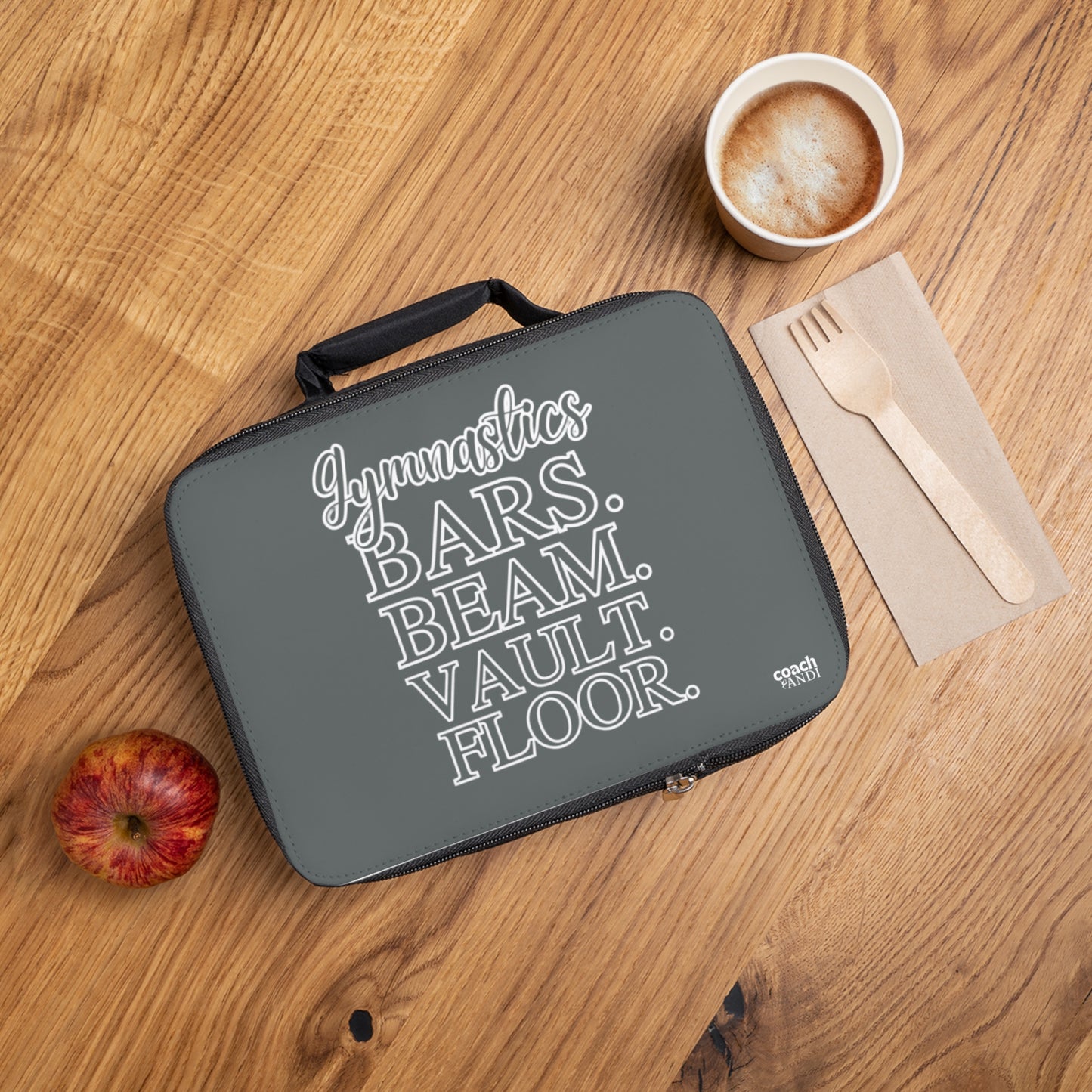 Gymnastics 4 Events- Grey (Lunch Bag)
