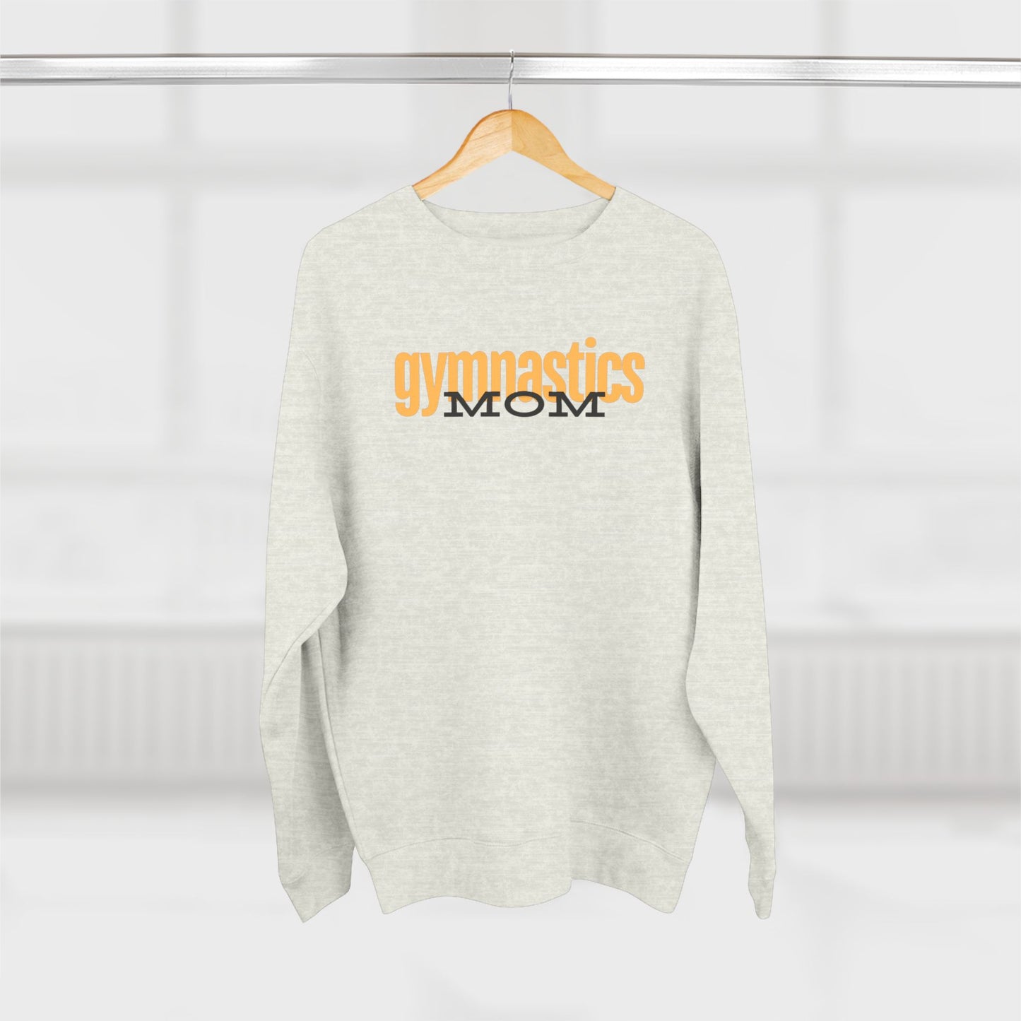 Gymnastics Mom-Goldenrod (Adult Crewneck)