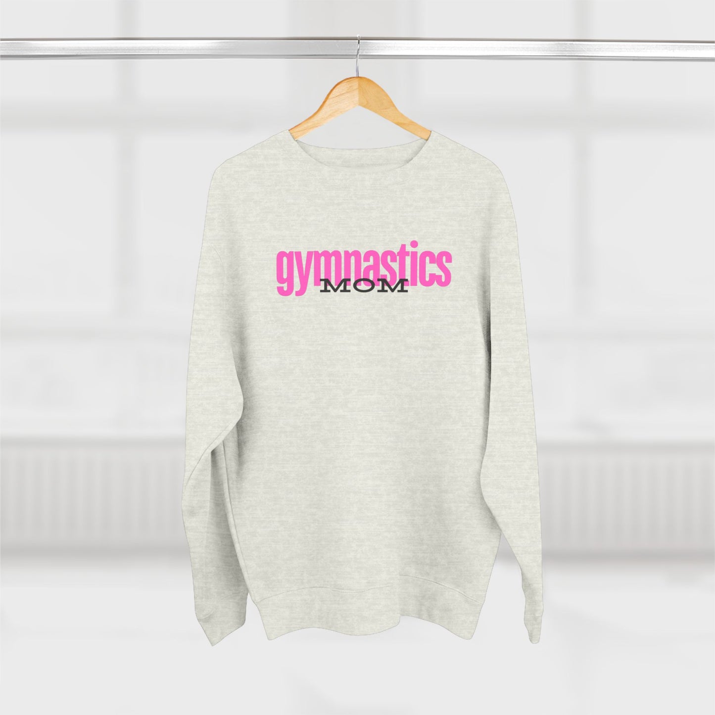 Gymnastics Mom-Pink (Adult Crewneck)