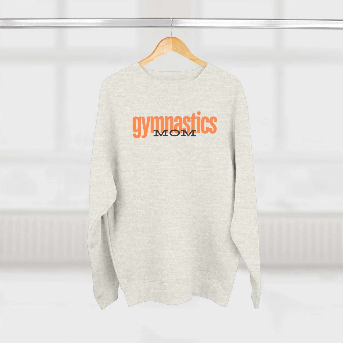 Gymnastics Mom-Orange (Adult Crewneck)