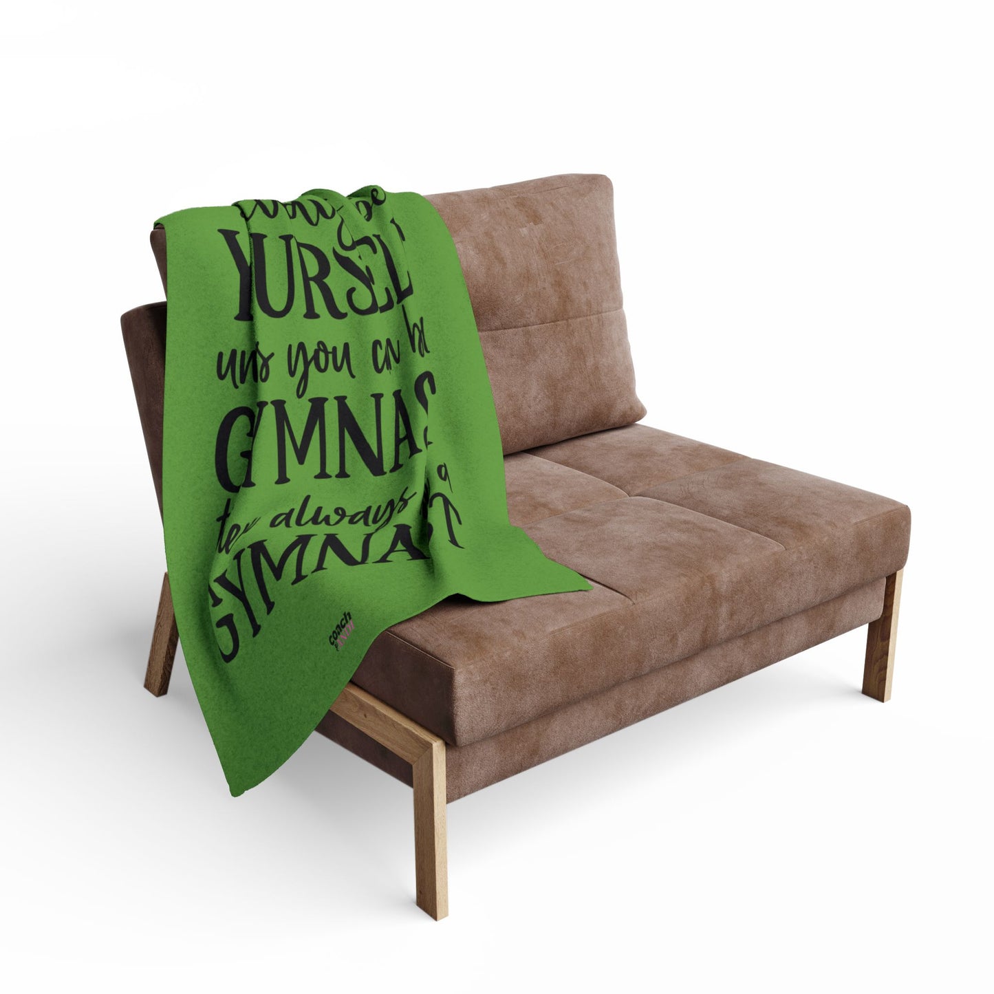 Always Be A Gymnast-Green (Arctic Fleece Blanket)