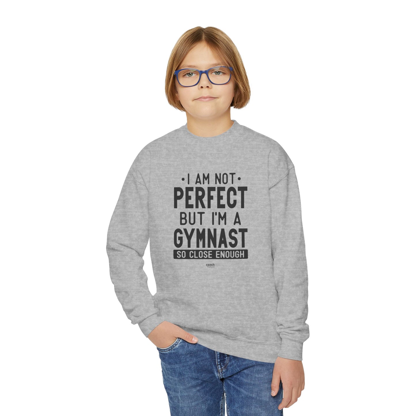 Almost Perfect (Youth Crewneck Sweatshirt)
