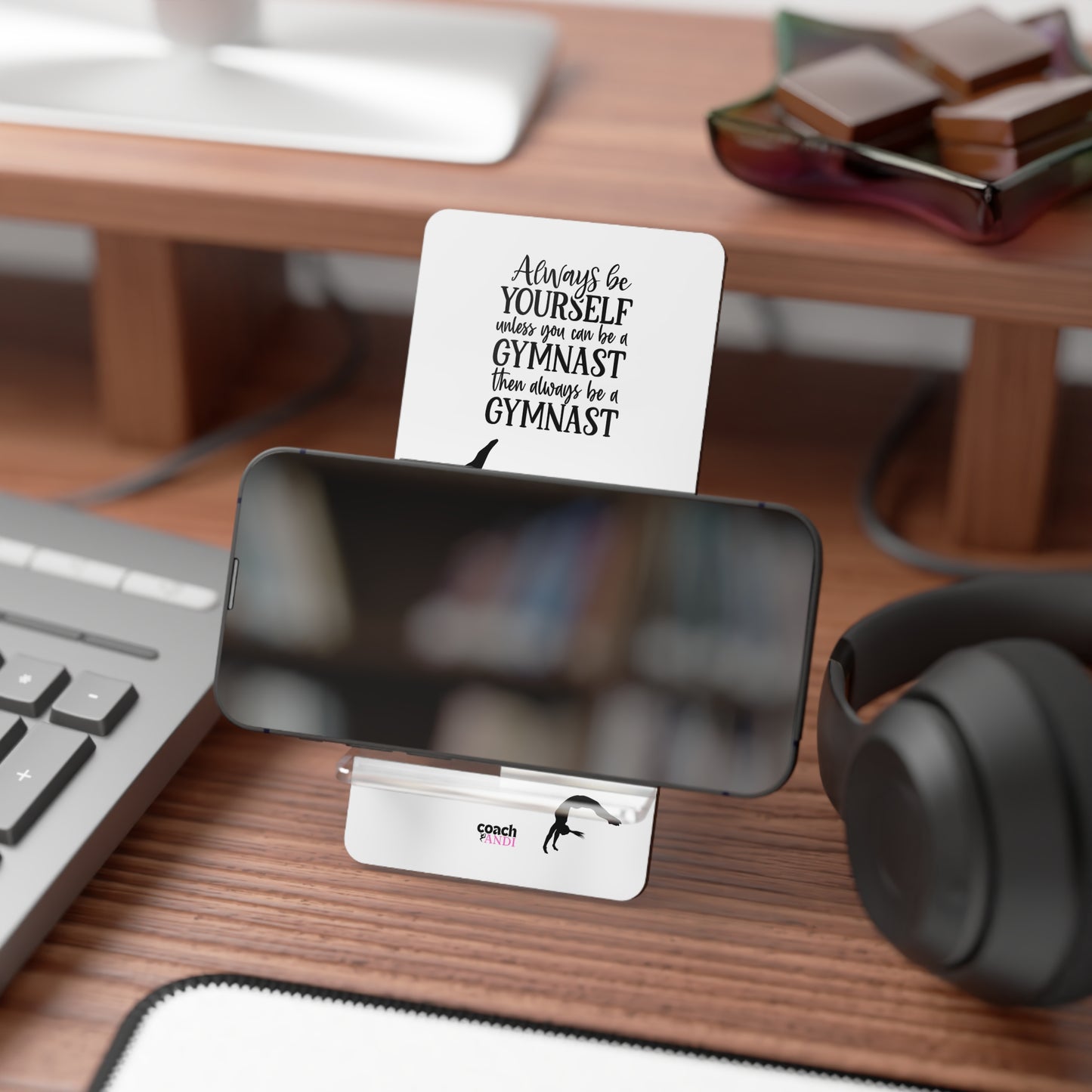 Always Be A Gymnast (Mobile Display Stand for Smartphones)