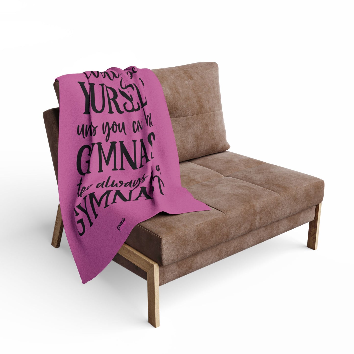Always Be A Gymnast-Pink (Arctic Fleece Blanket)