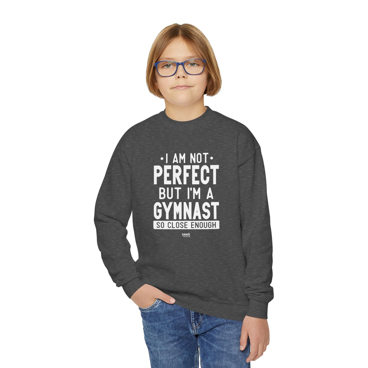 Almost Perfect (Youth Crewneck Sweatshirt)