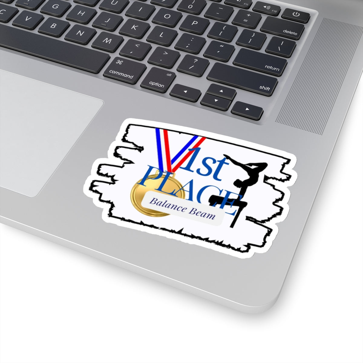 1st Place Balance Beam (Kiss-Cut Stickers)