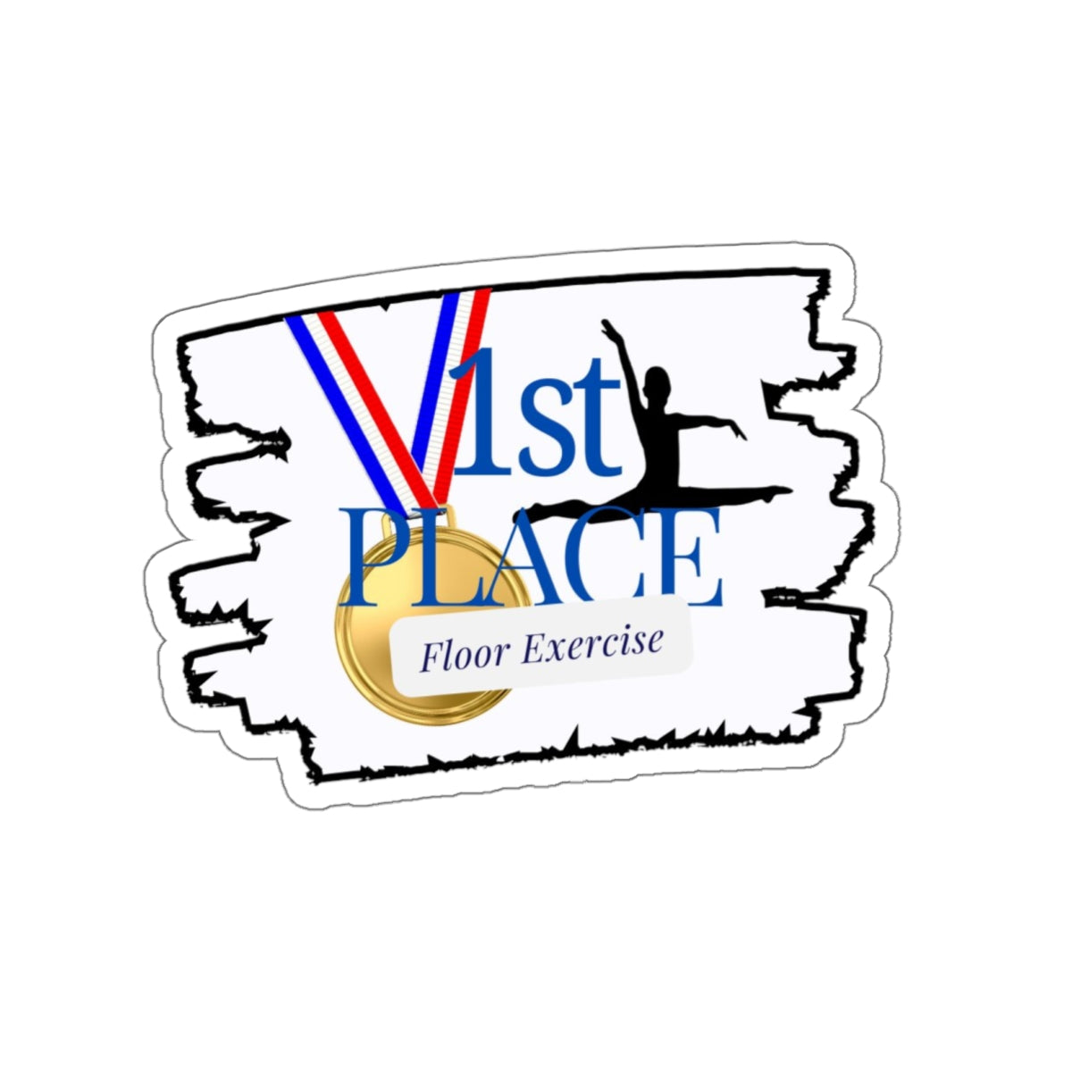 1st Place Floor (Kiss-Cut Stickers)