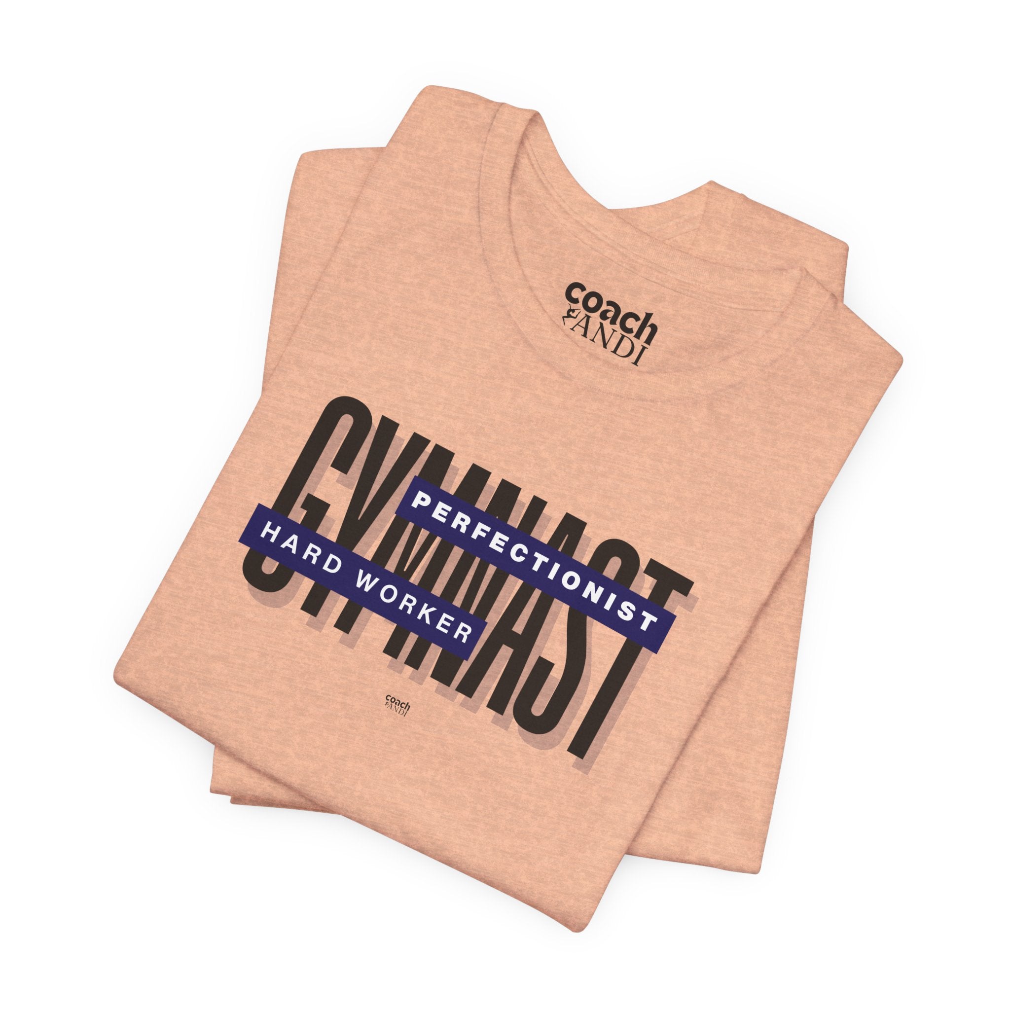 Gymnast Hard Worker Tshirt - Blue (Adult)