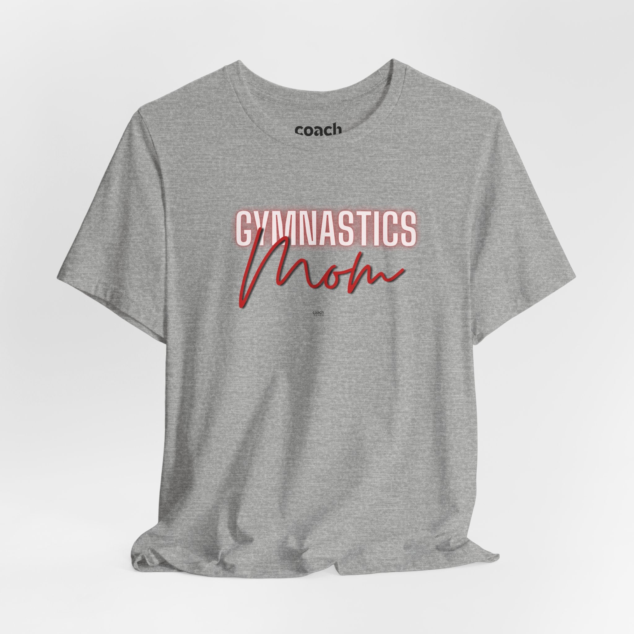 Glow Gym Mom Tshirt - Red (Adult)
