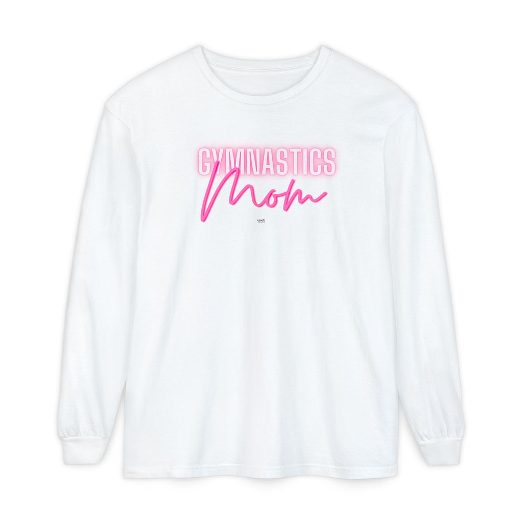 Glow Gym Mom Long Sleeve Shirt - Pink (Adult)