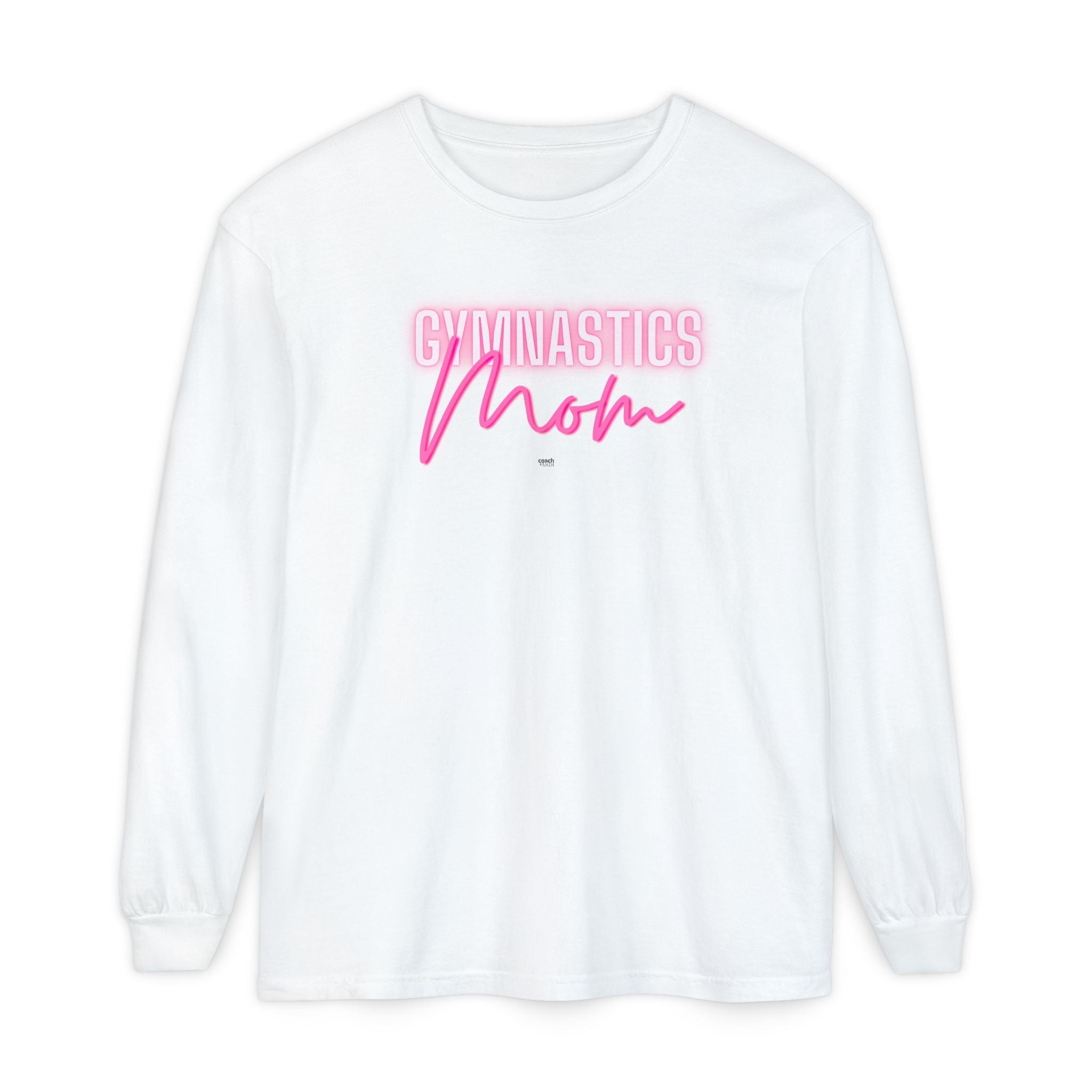 Glow Gym Mom Long Sleeve Shirt - Pink (Adult)
