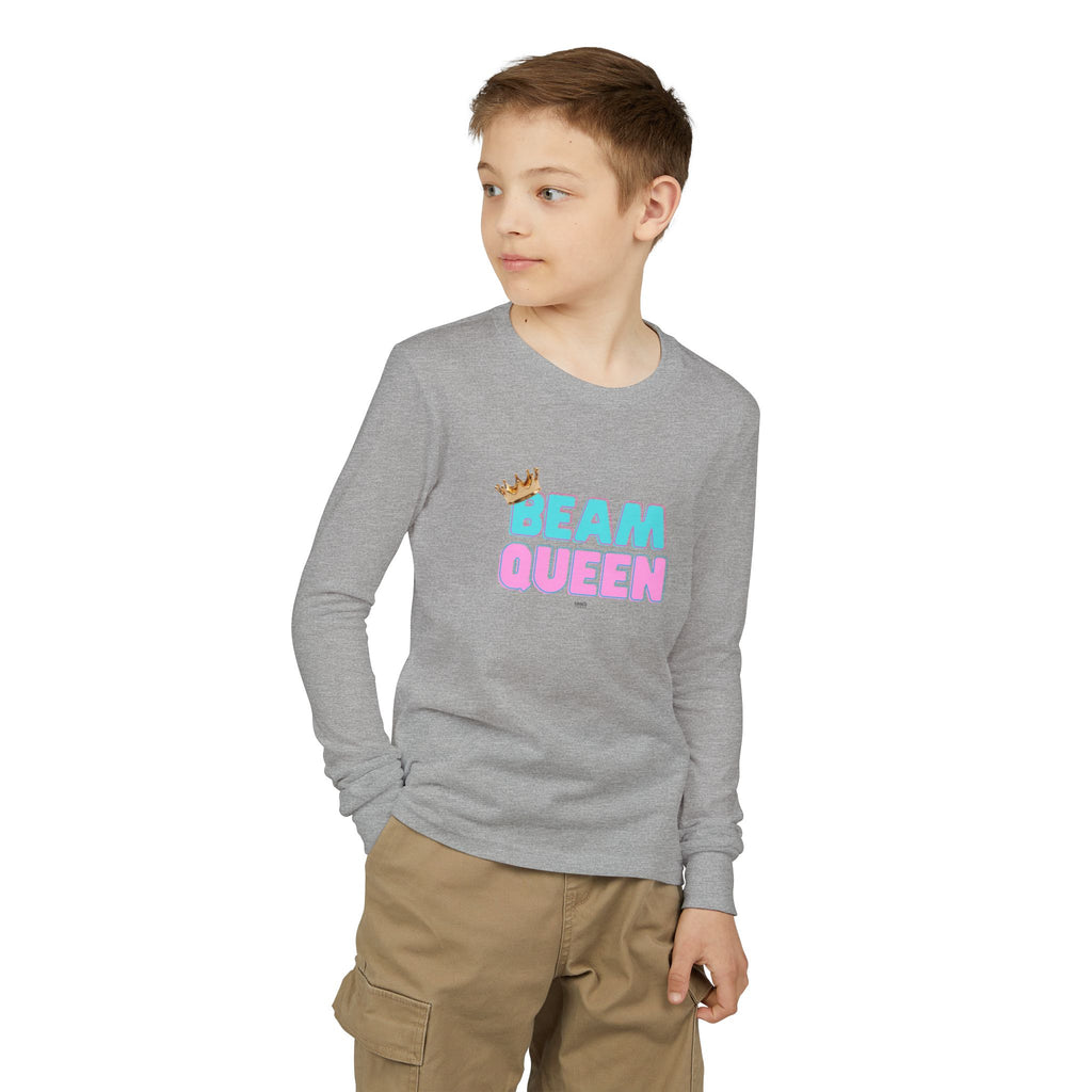 Beam Queen Long Sleeve Shirt - Aqua/Pink (Youth)