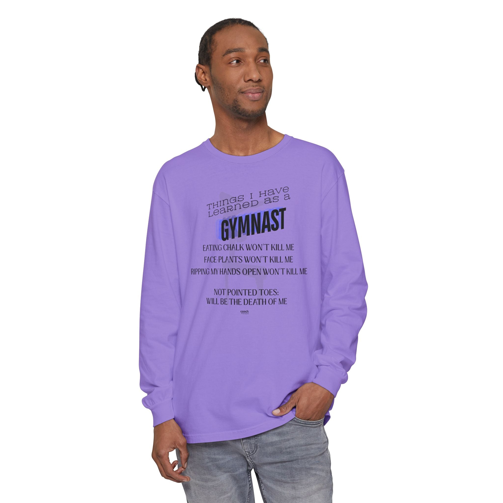 Things I Learned as a Gymnast Long Sleeve Shirt - Blue (Adult)