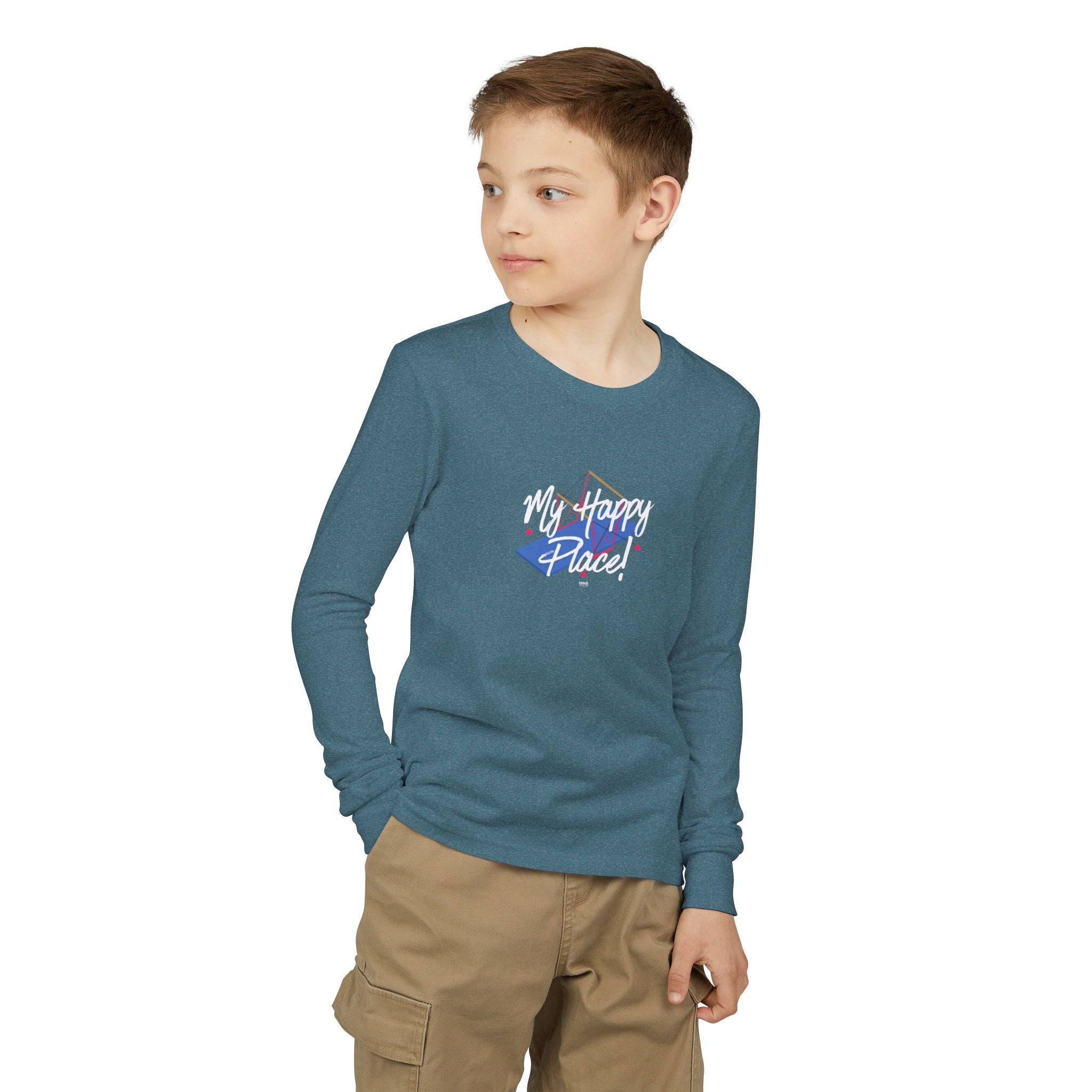 My Happy Place Bars Long Sleeve Shirt (Youth)