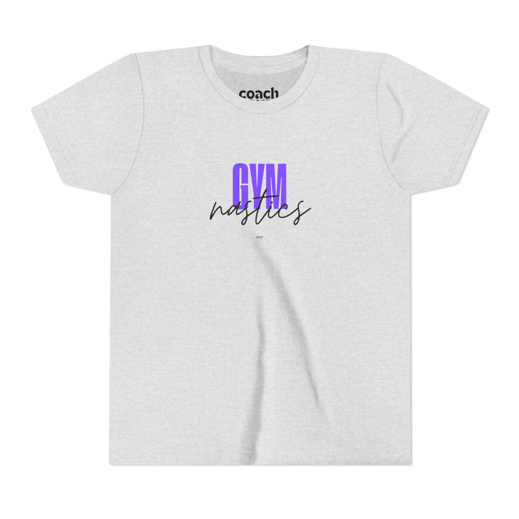 GYMnastics Short Sleeve Tee - Purple (Youth)