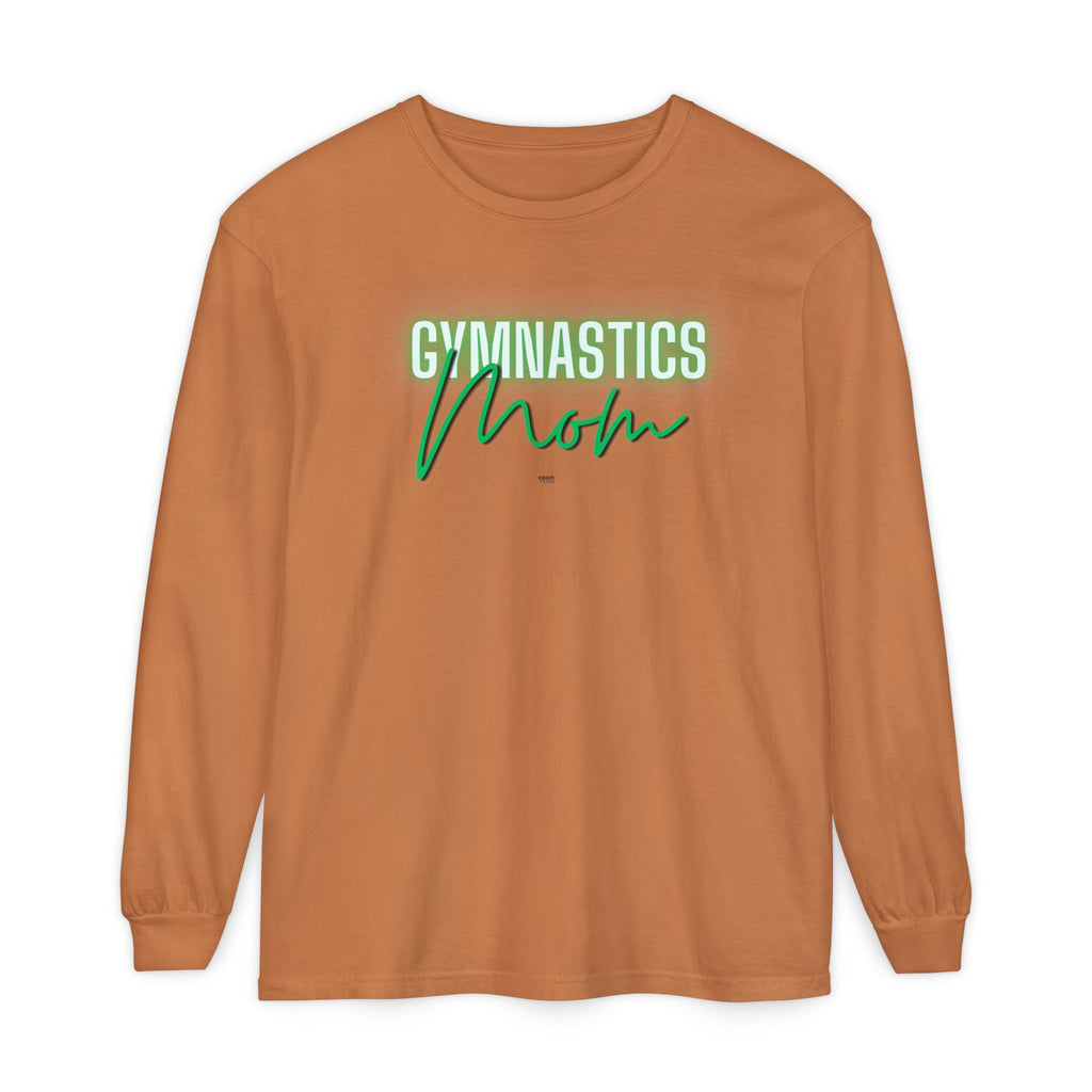 Glow Gym Mom Long Sleeve Shirt - Green (Adult)