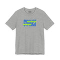 Gymnast Hard Worker Tshirt - Lime/Blue (Adult)