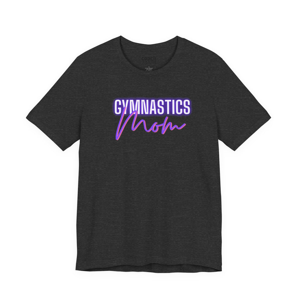 Glow Gym Mom Tshirt - Purple/Pink (Adult)