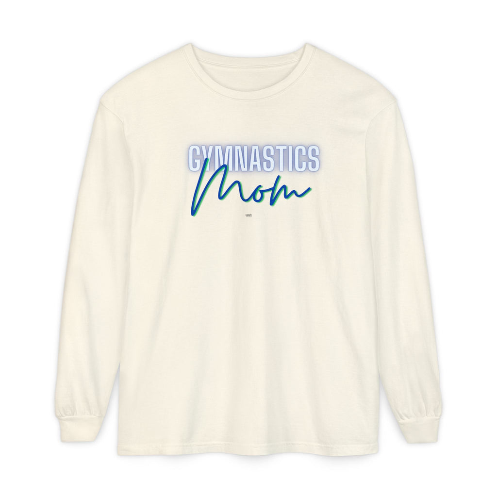 Glow Gym Mom Long Sleeve Shirt - Blue/Green (Adult)