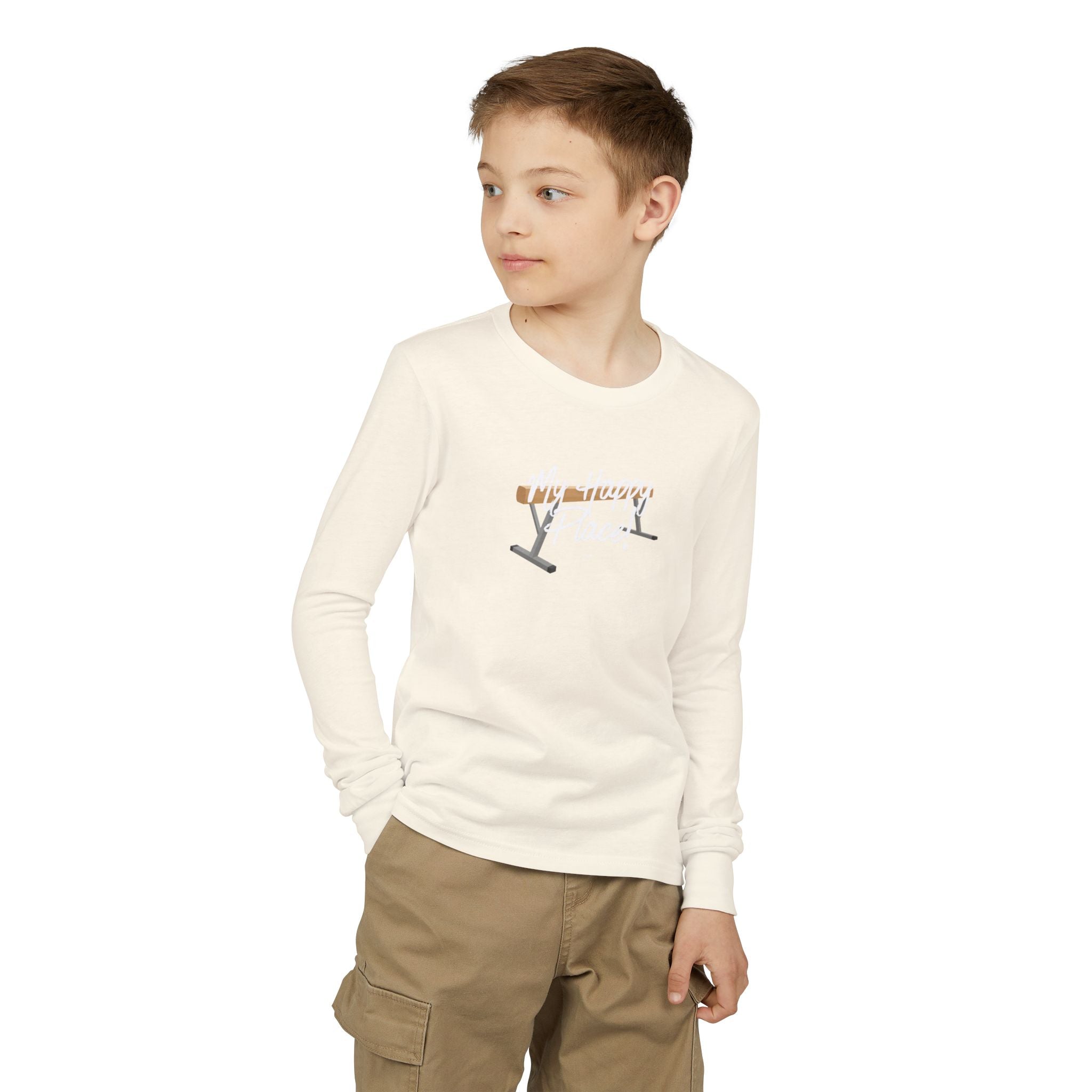 My Happy Place Beam Long Sleeve Shirt (Youth)