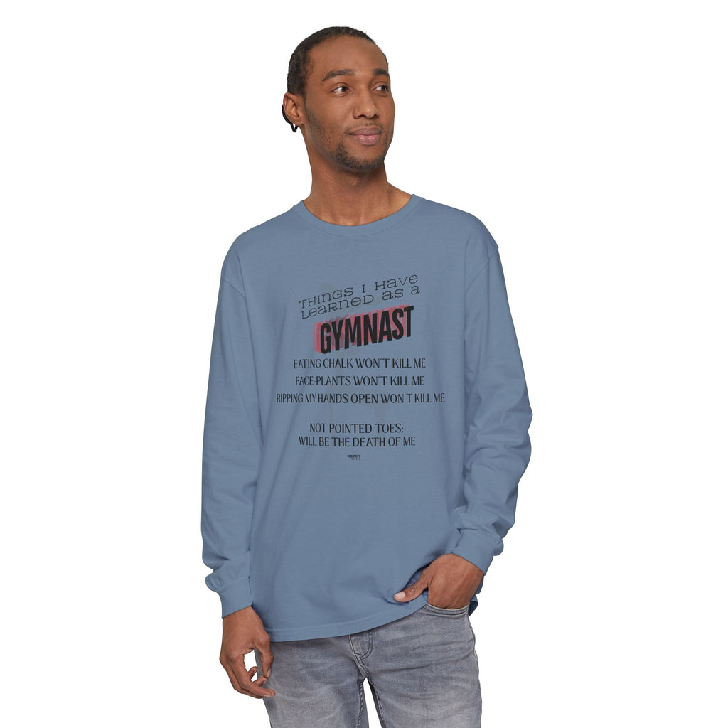 Things I Learned as a Gymnast Long Sleeve Shirt - Red (Adult)