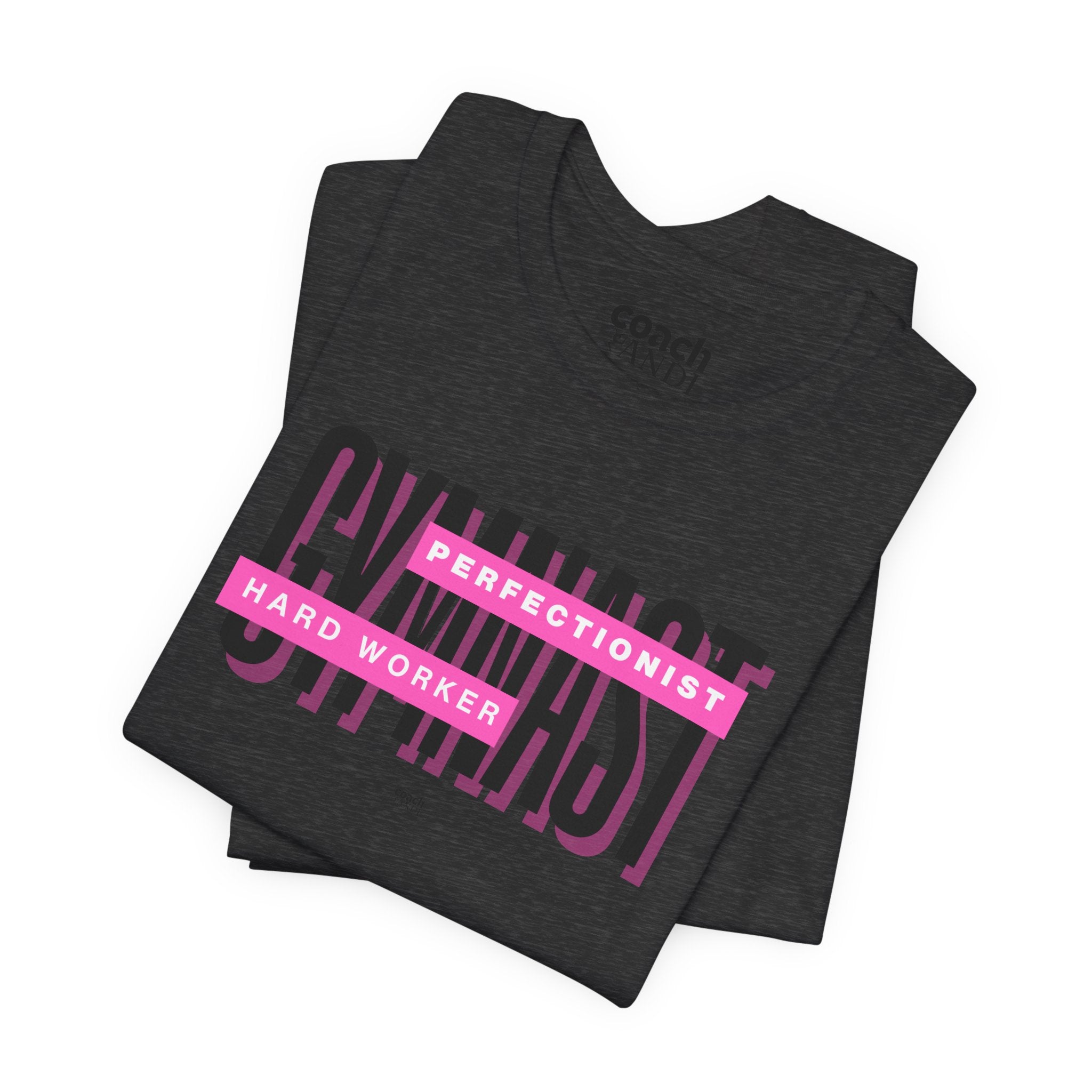 Gymnast Hard Worker Tshirt - Pink (Adult)