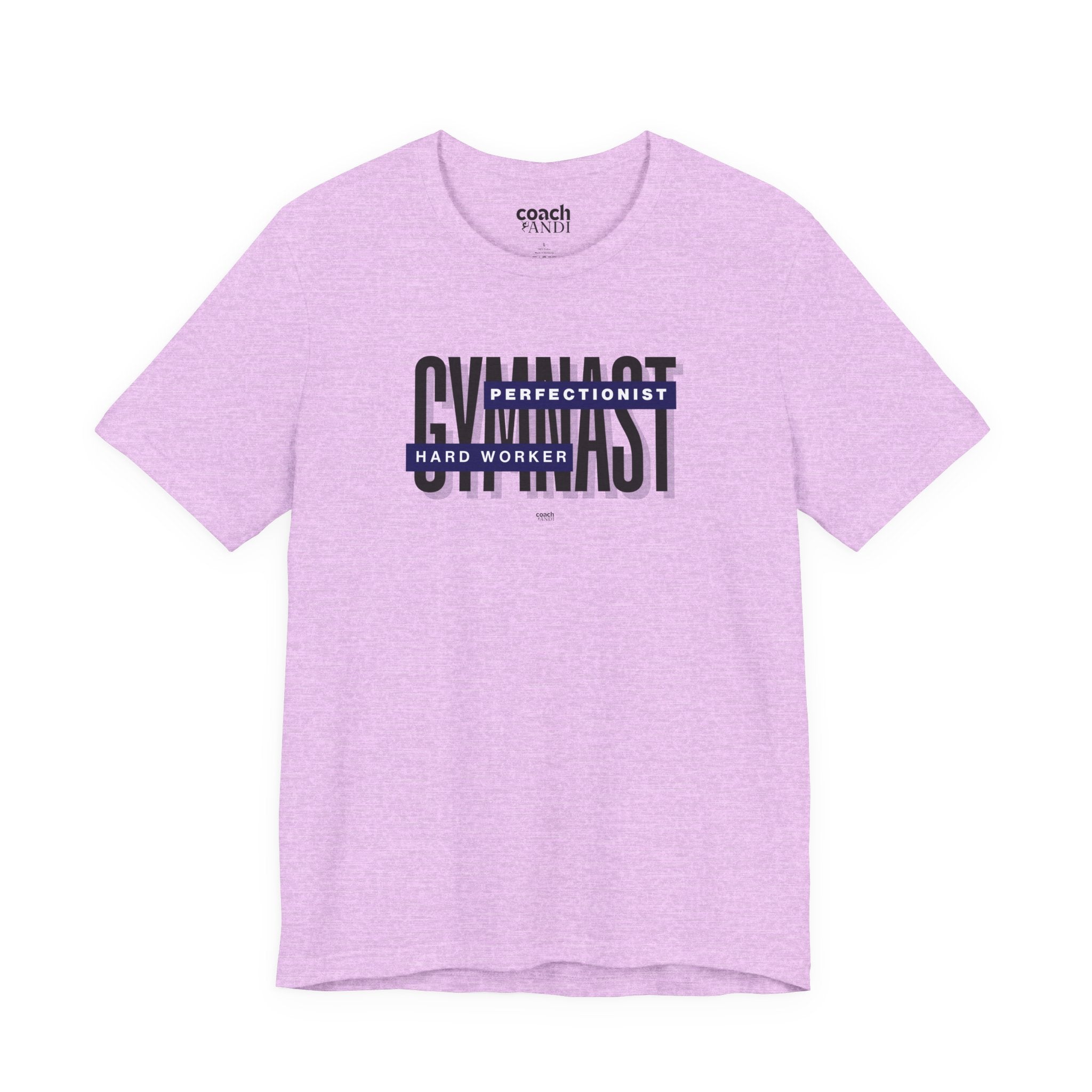 Gymnast Hard Worker Tshirt - Blue (Adult)