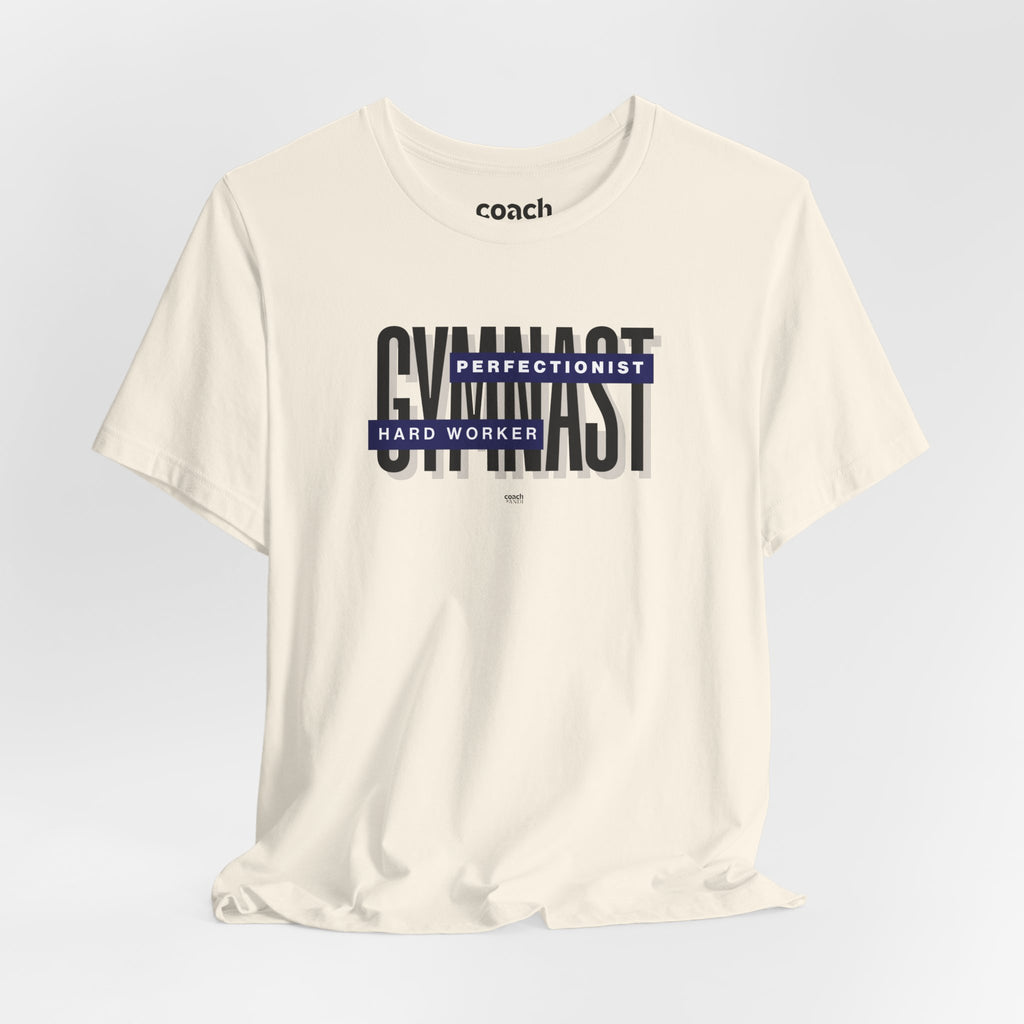 Gymnast Hard Worker Tshirt - Blue (Adult)