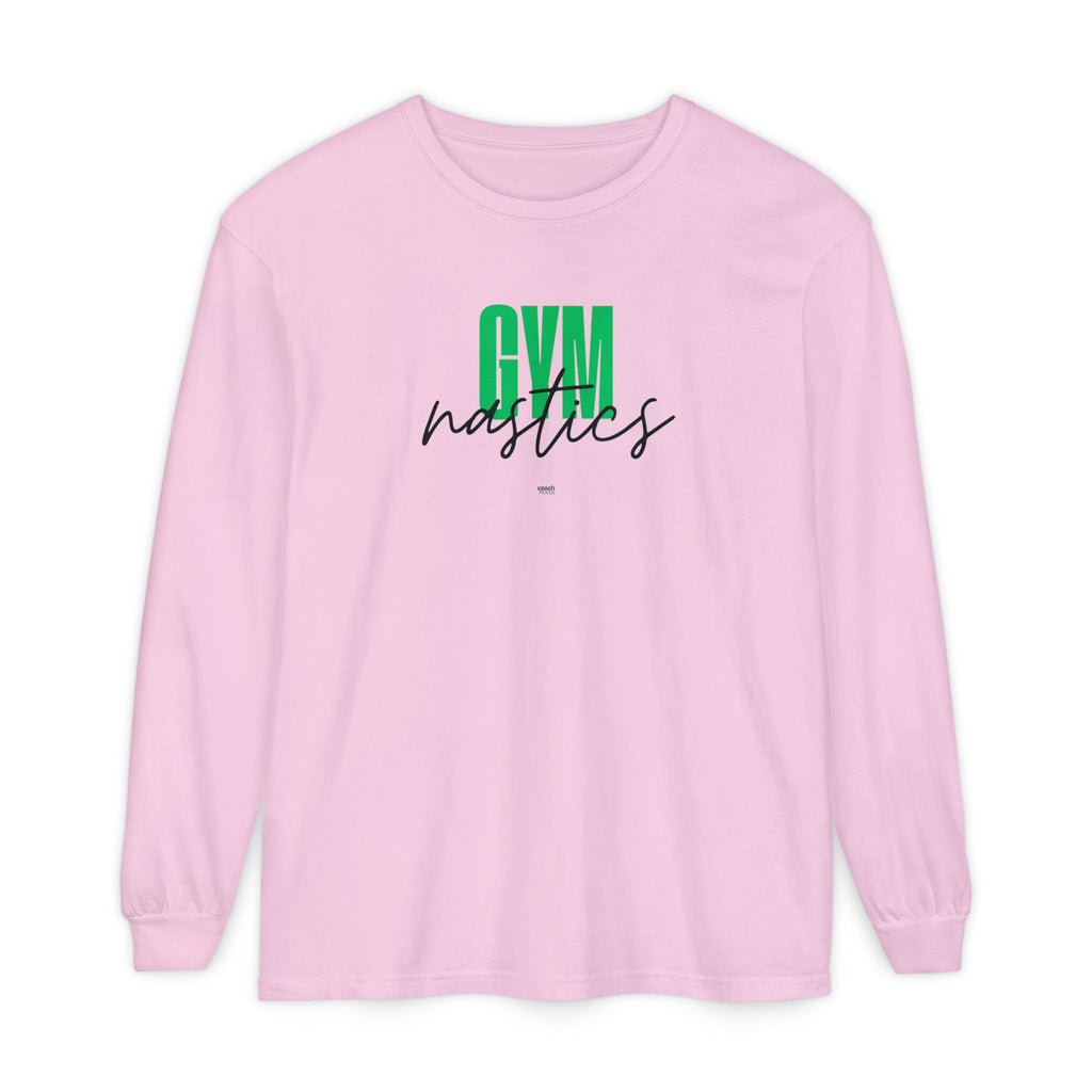 GYMnastics Long Sleeve Shirt - Green (Adult)